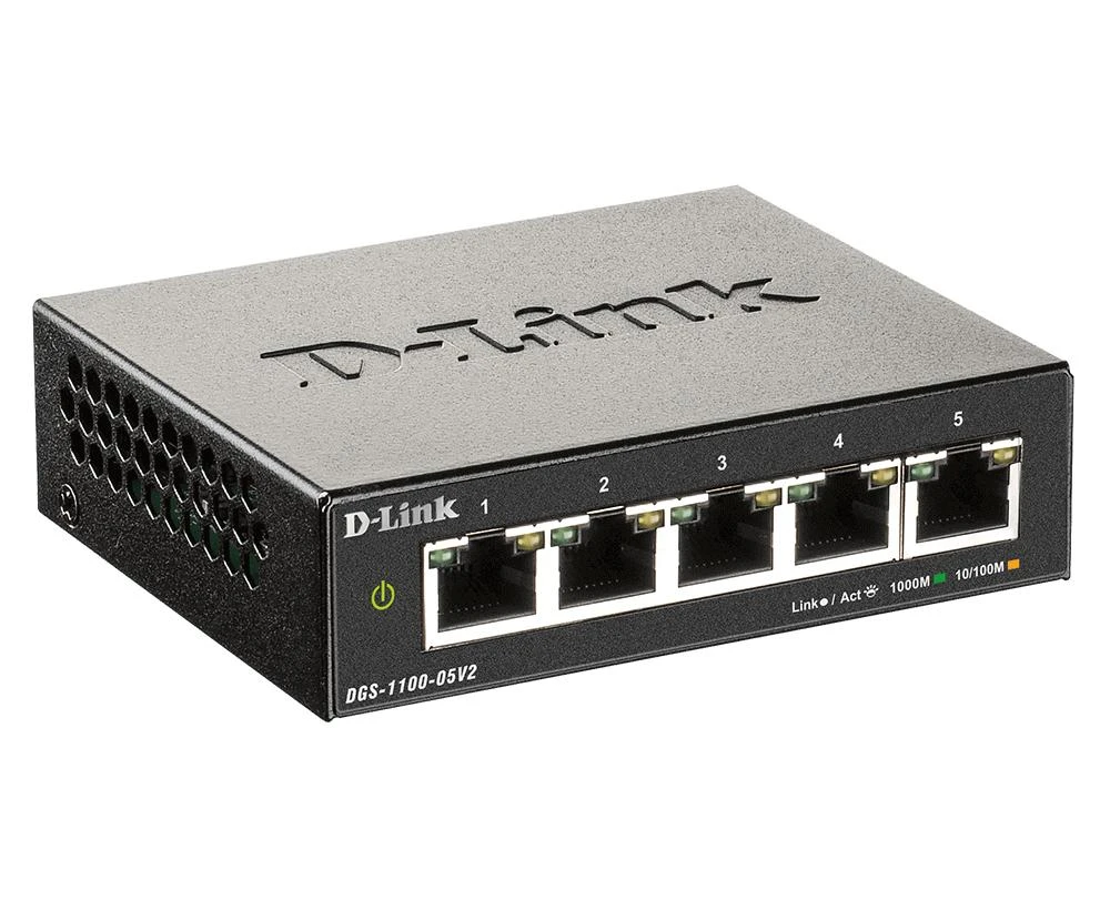 Šakotuvas D-LINK Easy Smart Managed Switch 5 prievadų Gigabit