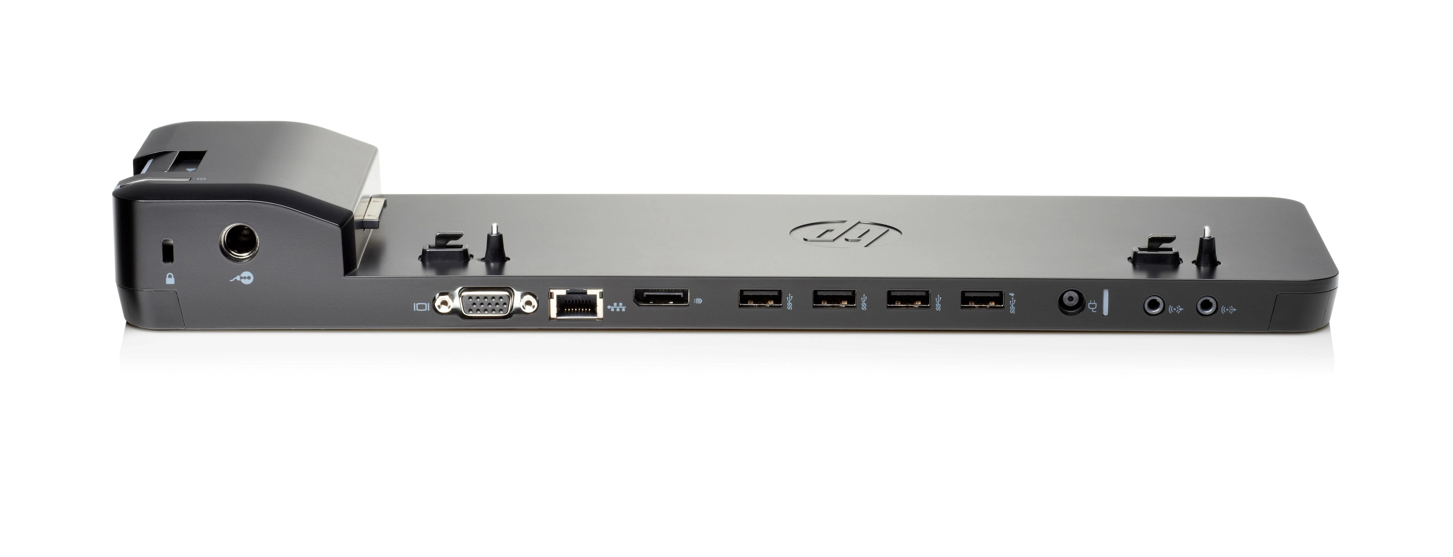 HP UltraSlim prijungimo stotelės galinės jungtys