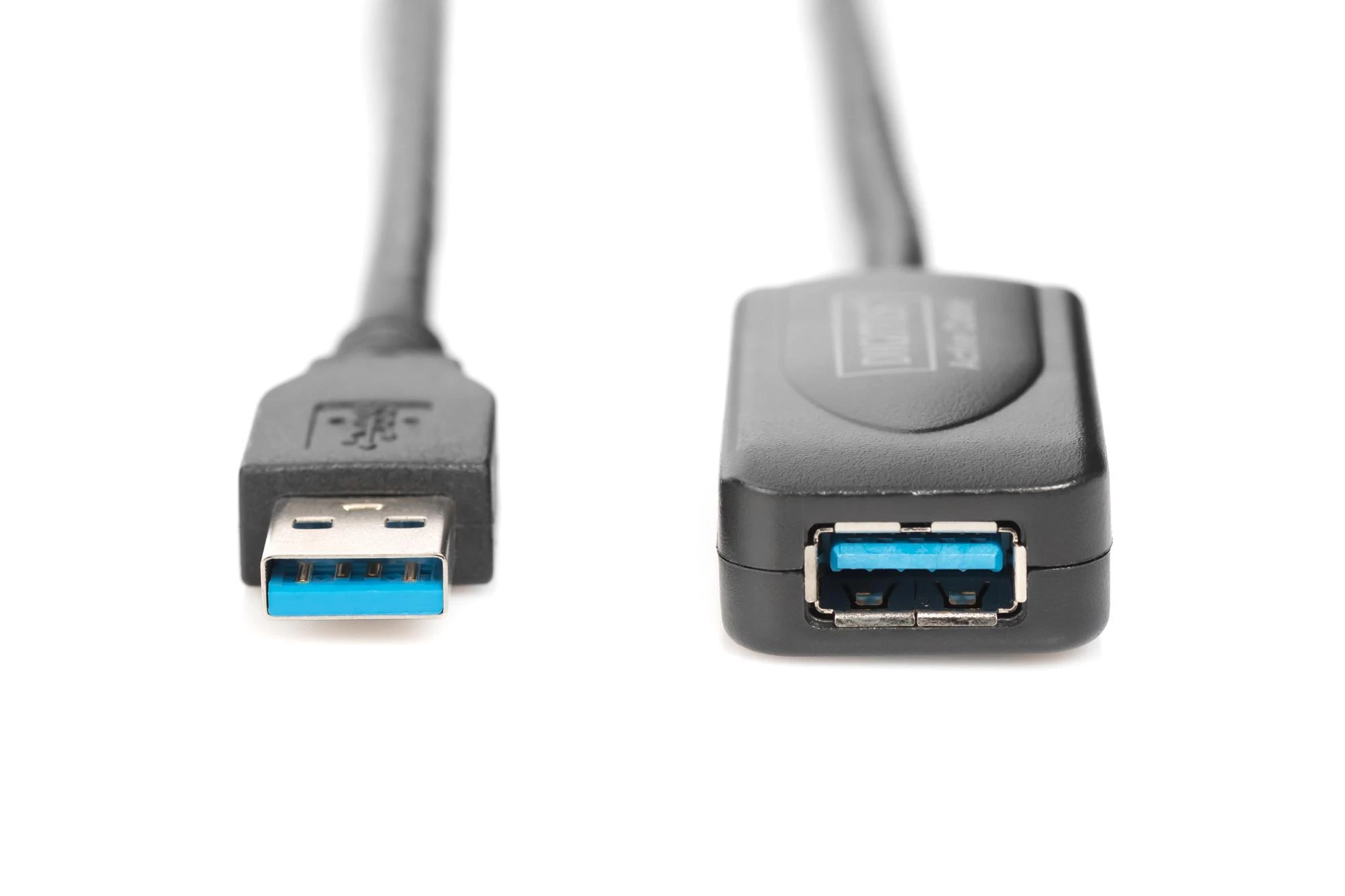 Assmann Electronic Cable DIGITUS DA-73104 (USB M - USB F, 5m, juodos spalvos)