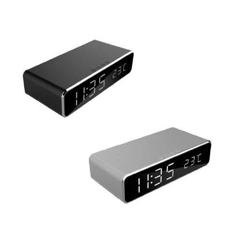 GEMBIRD DAC-WPC-01-S skaitmeninis žadintuvas su belaidžio įkrovimo funkcija