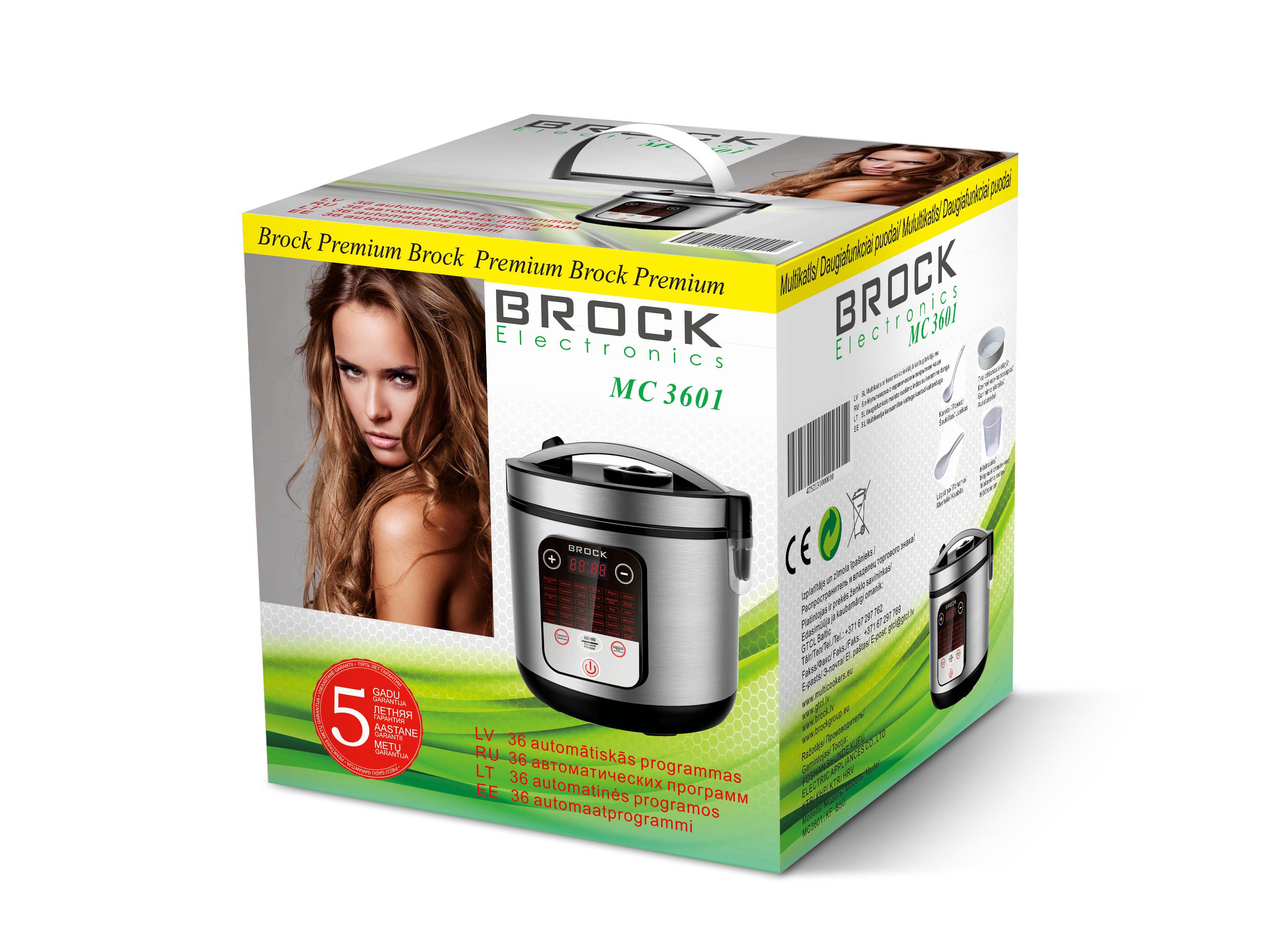 Brock daugiafunkcinis puodas 5l,MC3601 ,700W