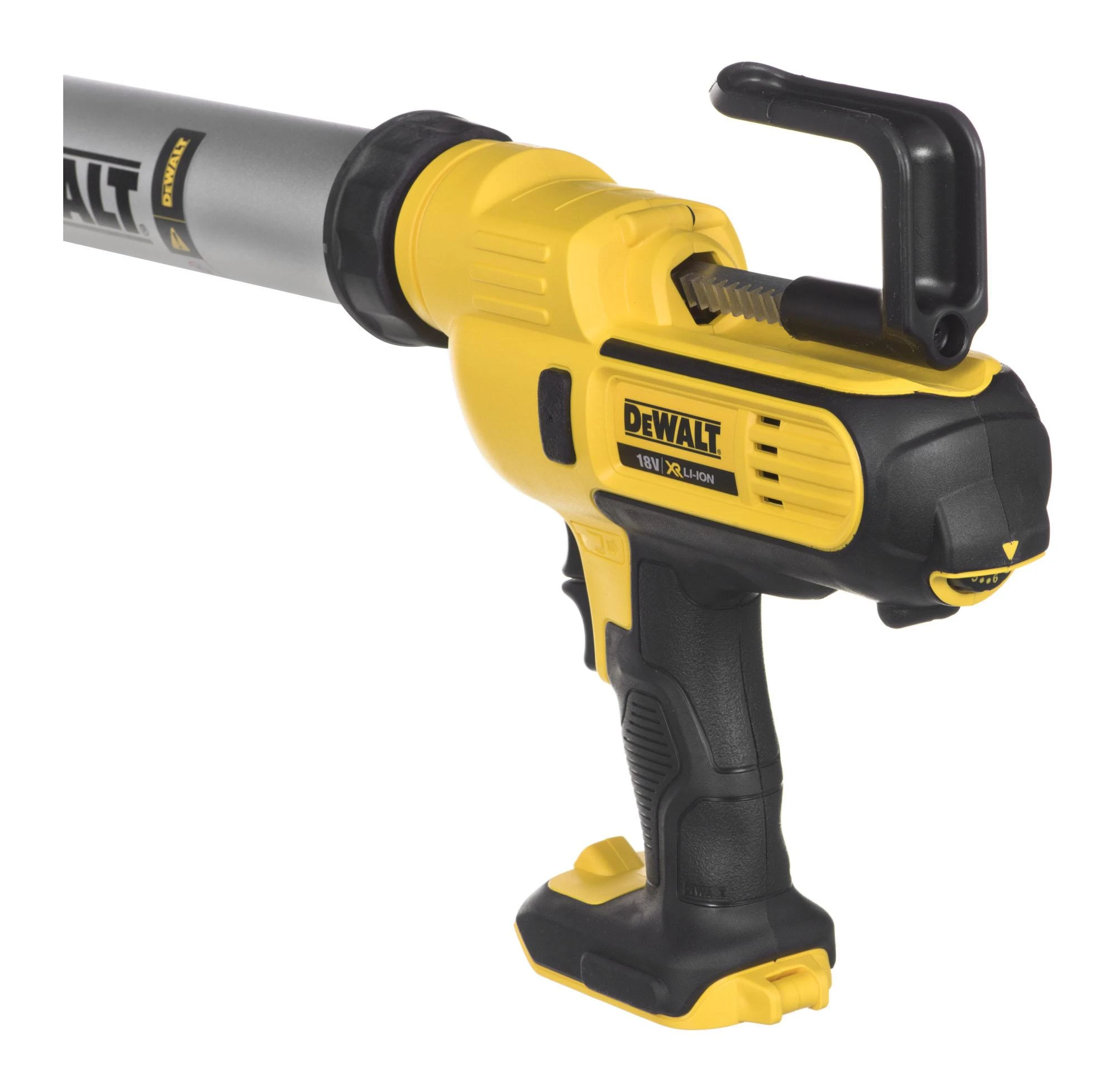 Akumuliatorinis hermetiko pistoletas DeWalt DCE580N-XJ; 18 V (be akumuliatoriaus ir pakrovėjo)