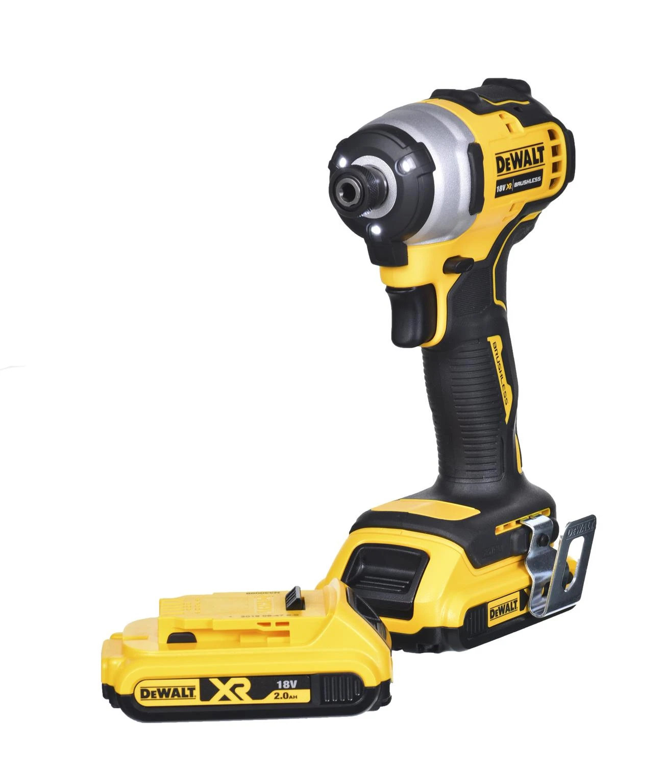 Dewalt smūginis suktuvas DCF809D2T 18V 190Nm 2x2.0Ah