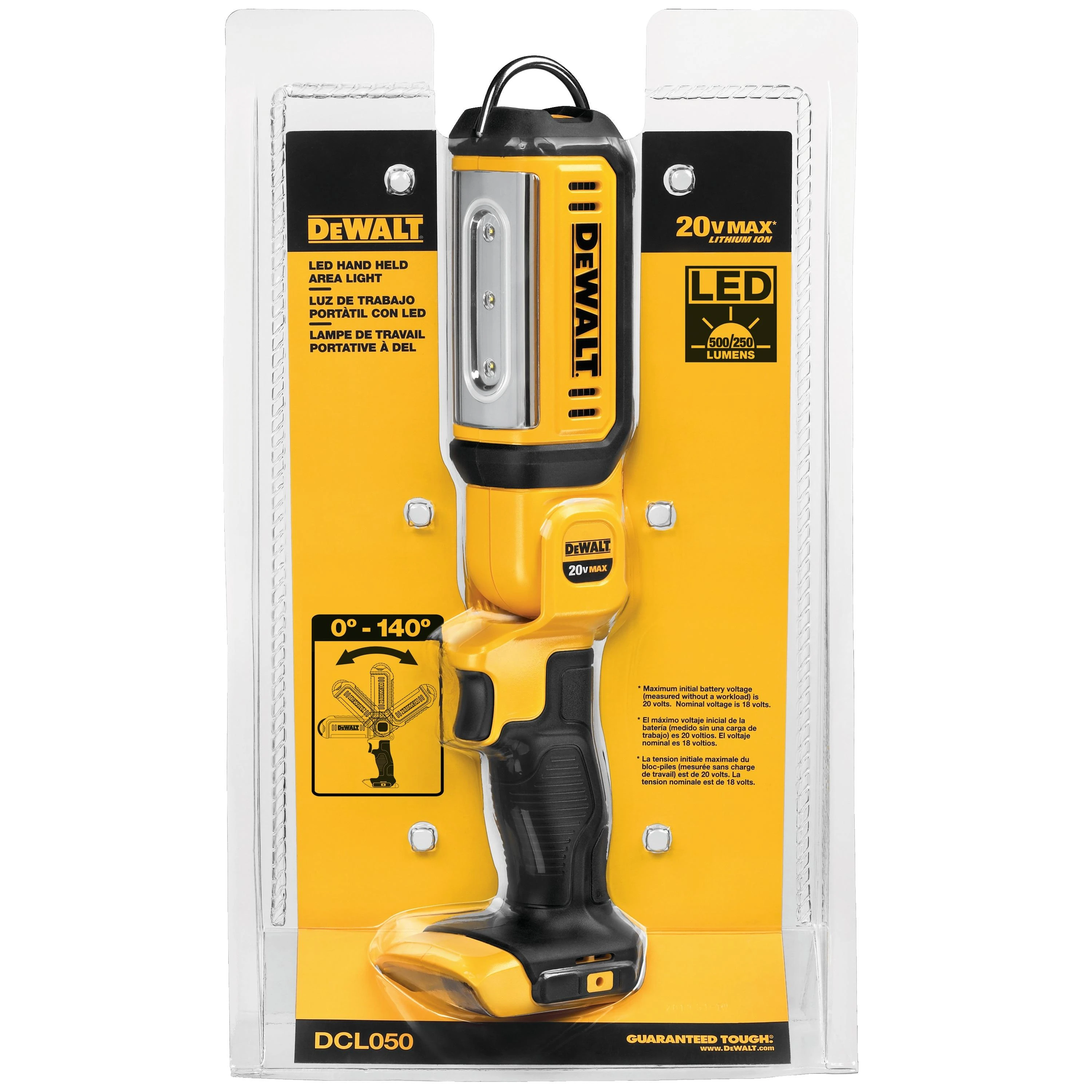 Žibintuvėlis Dewalt DCL050 500lm