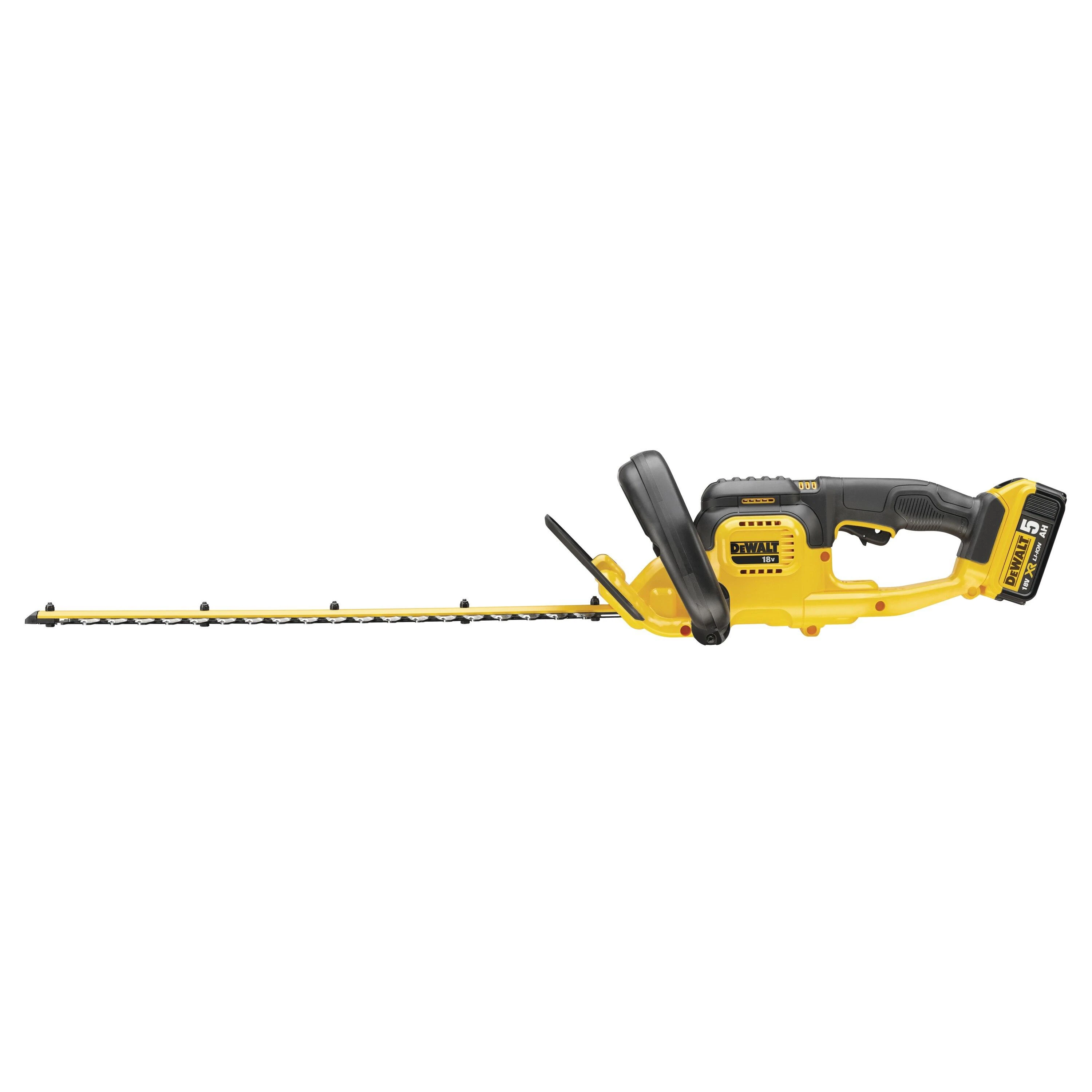 Akumuliatorinės gyvatvorių žirklės Dewalt DCM563P1