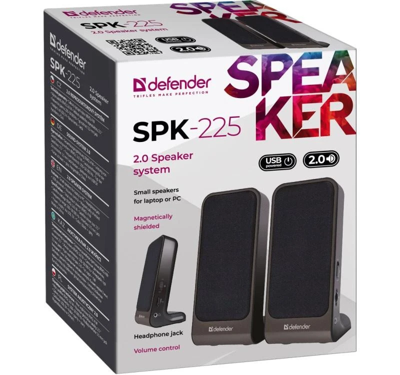 Kompiuterio kolonėlės DEFENDER 2.0 Speaker System 2x2W RMS, SPK225