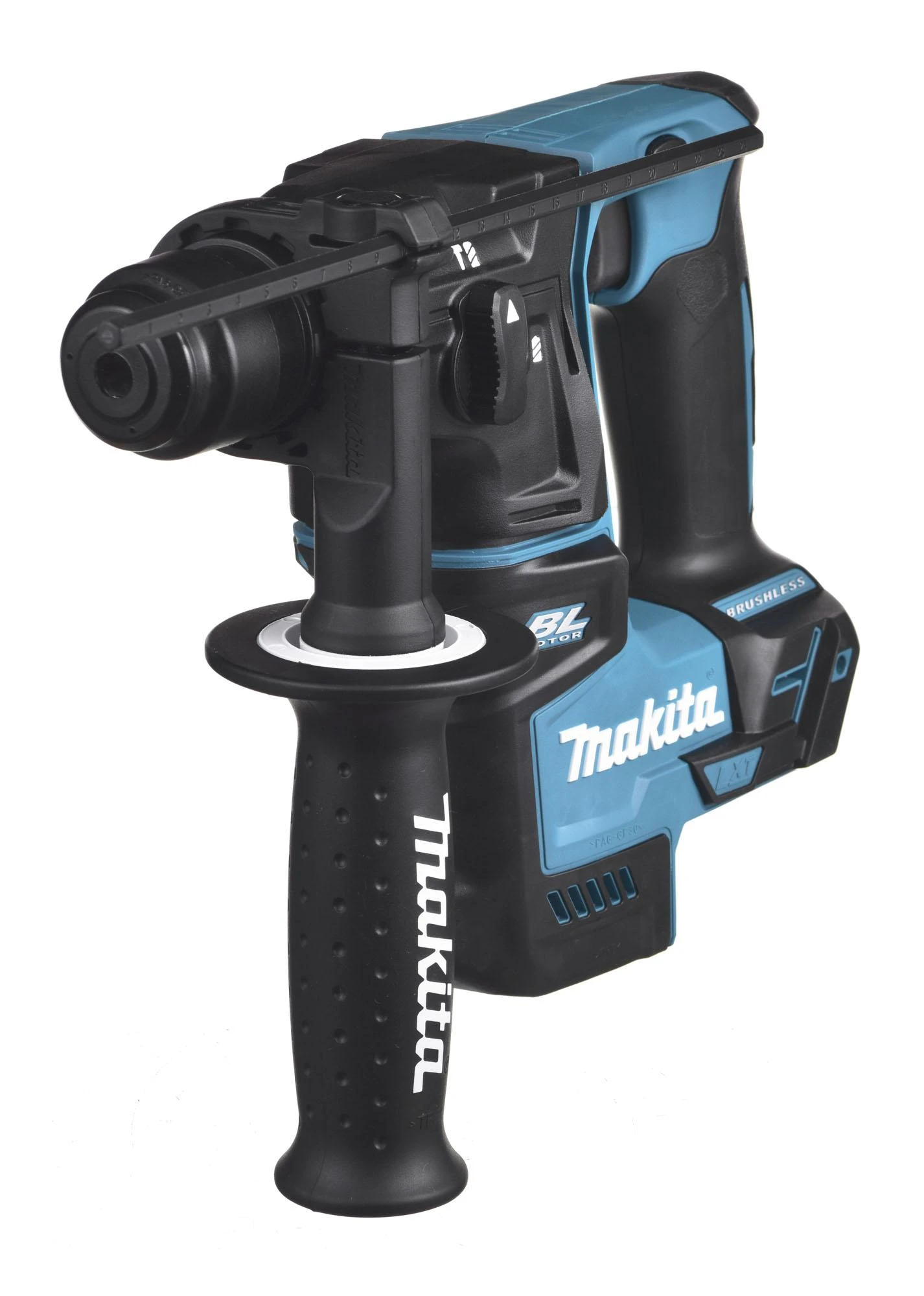Makita DHR171Z Akumuliatorinis perforatorius, 18 V, SDS+, LED, Be akumuliatorių ir kroviklio!
