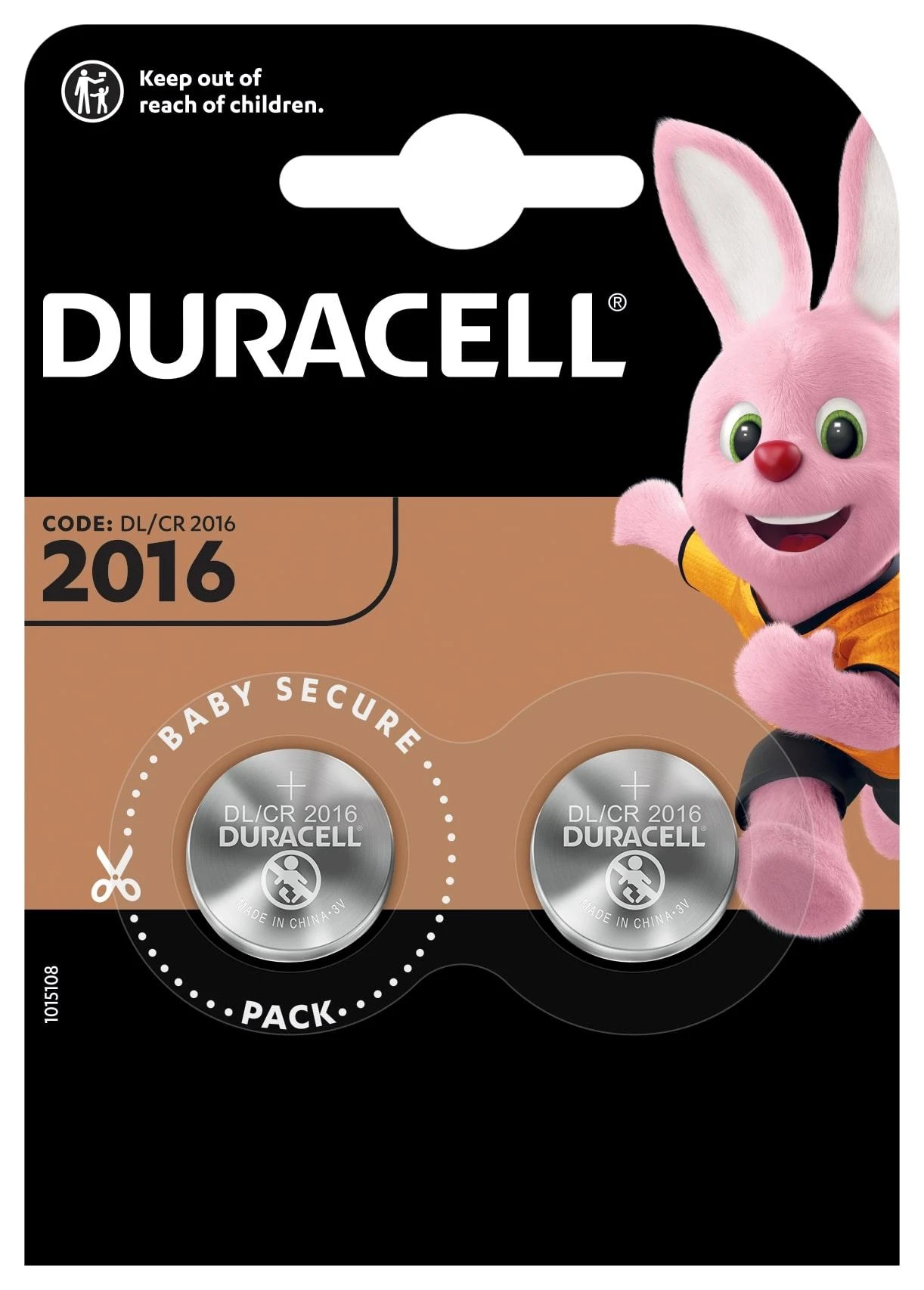 Duracell DL2016, CR2016, 6016, E-CR2016, SB-T11 3V 2B ličio baterija