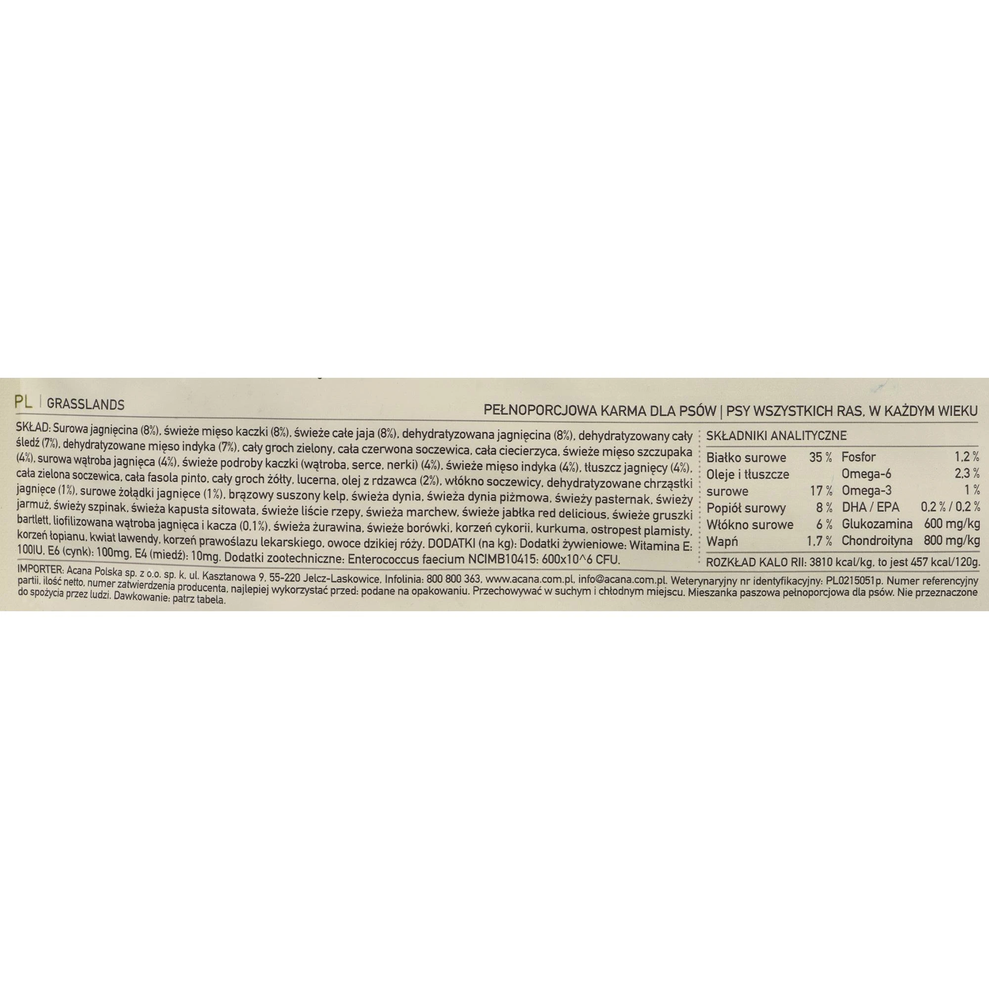 ACANA Dog Grasslands 11,4kg