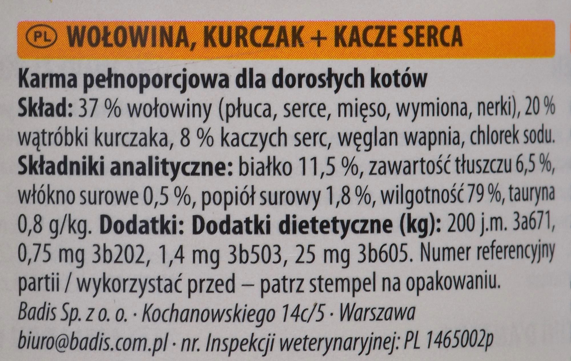 Animoda Šlapias Kačių Maistas - ANIMONDA Carny Suaugusiųjų Jautiena, Vištiena ir Anties Širdelės 200g