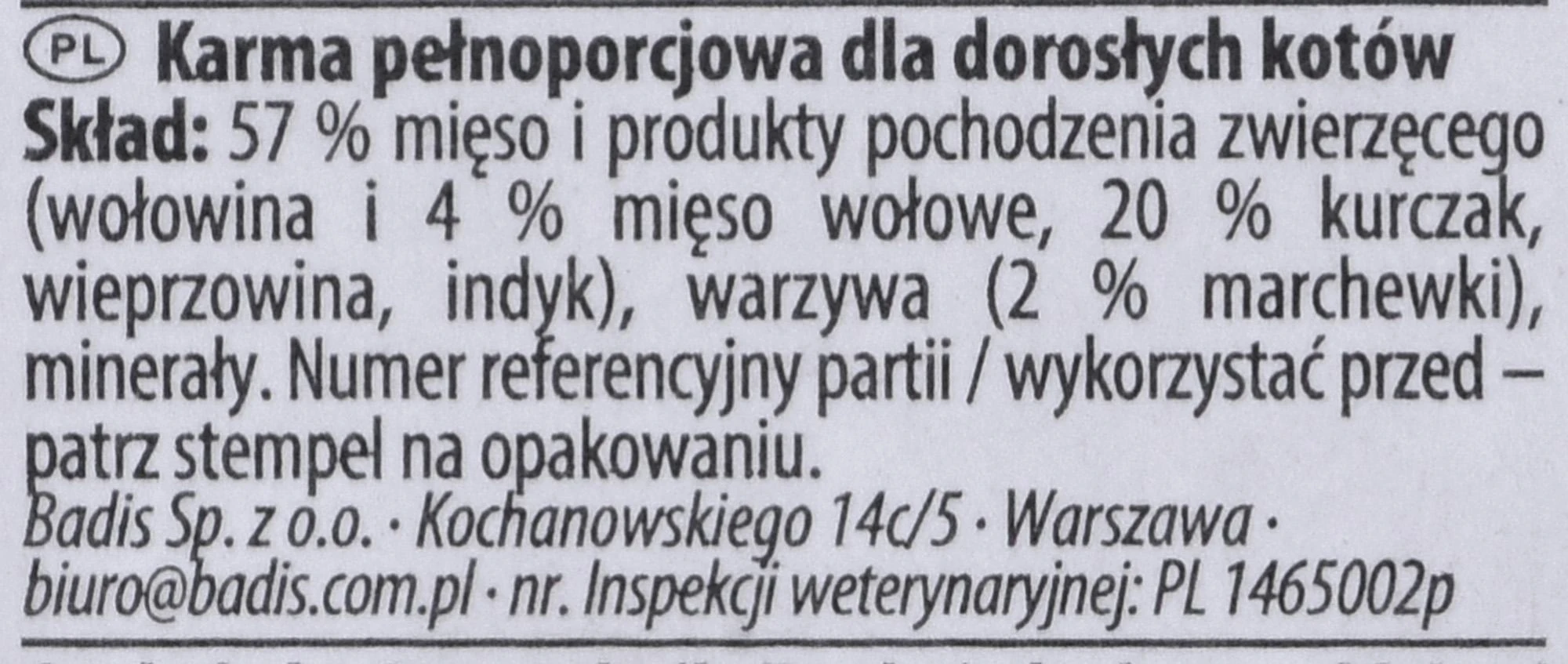 Animoda ANIMONDA Vom feinsten schlemmerkern kačių konservuotas pašaras su vištiena, jautiena ir morkomis 100 g