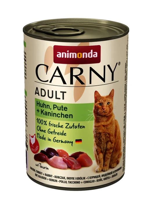 Animoda Drėgnas Kačių Maistas - Animonda Carny Vištiena, Kalakutas ir Triušis 400g