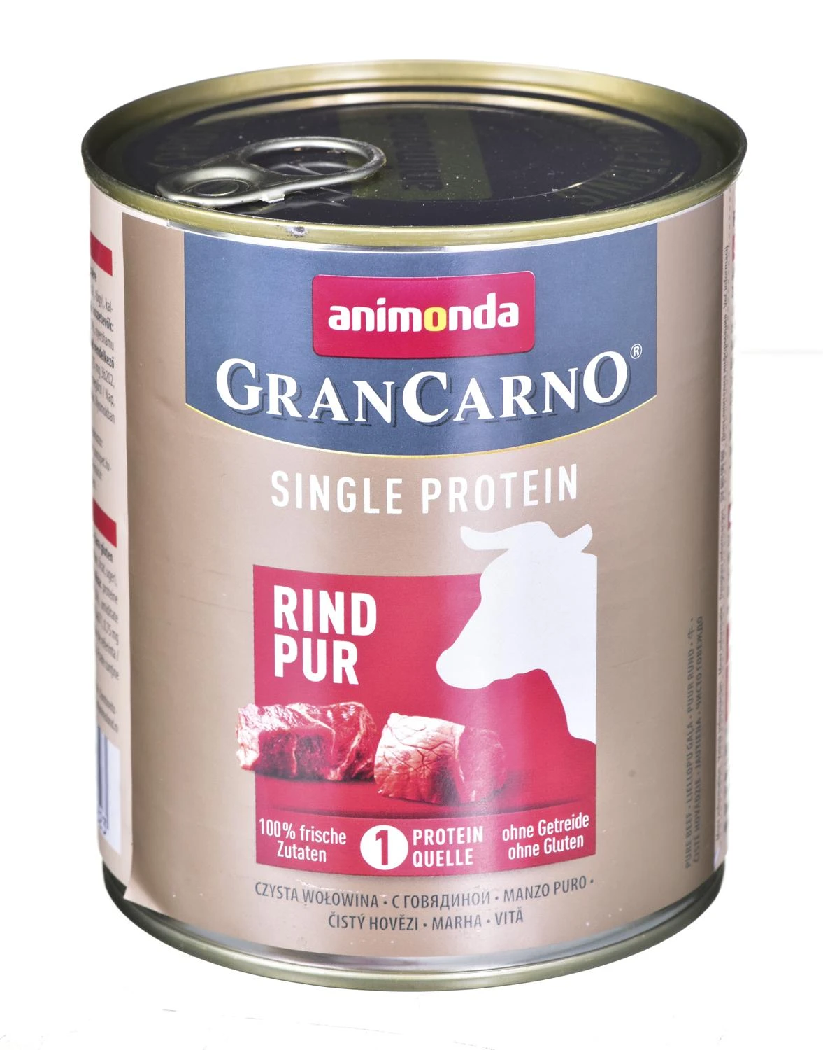 Animoda Šunų Maistas - ANIMONDA GranCarno Suaugusiųjų Vieno Baltymo Jautienos Drėgnas 800g