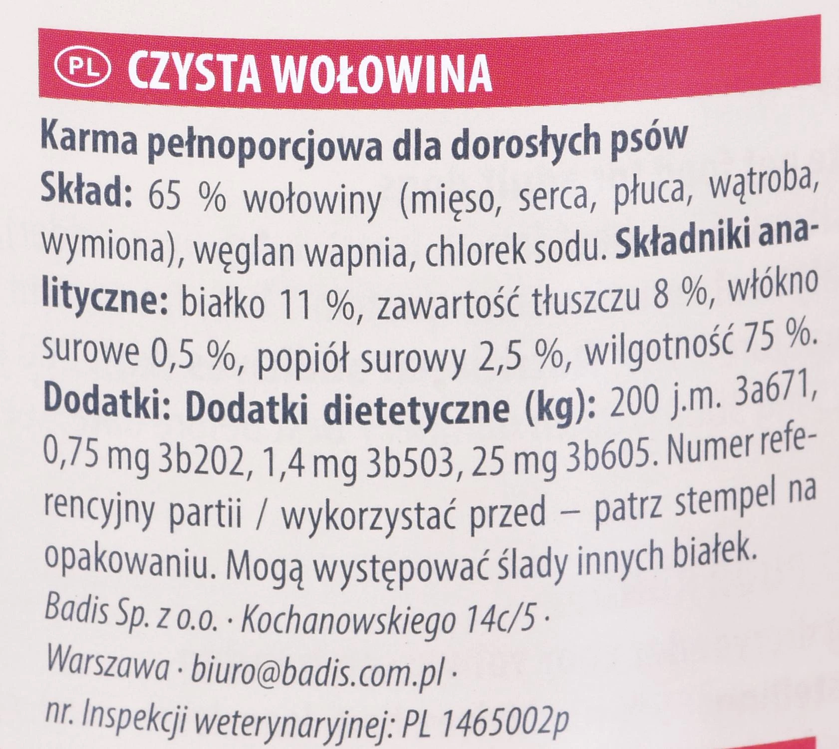 Animoda Šunų Maistas - ANIMONDA GranCarno Suaugusiųjų Vieno Baltymo Jautienos Drėgnas 800g