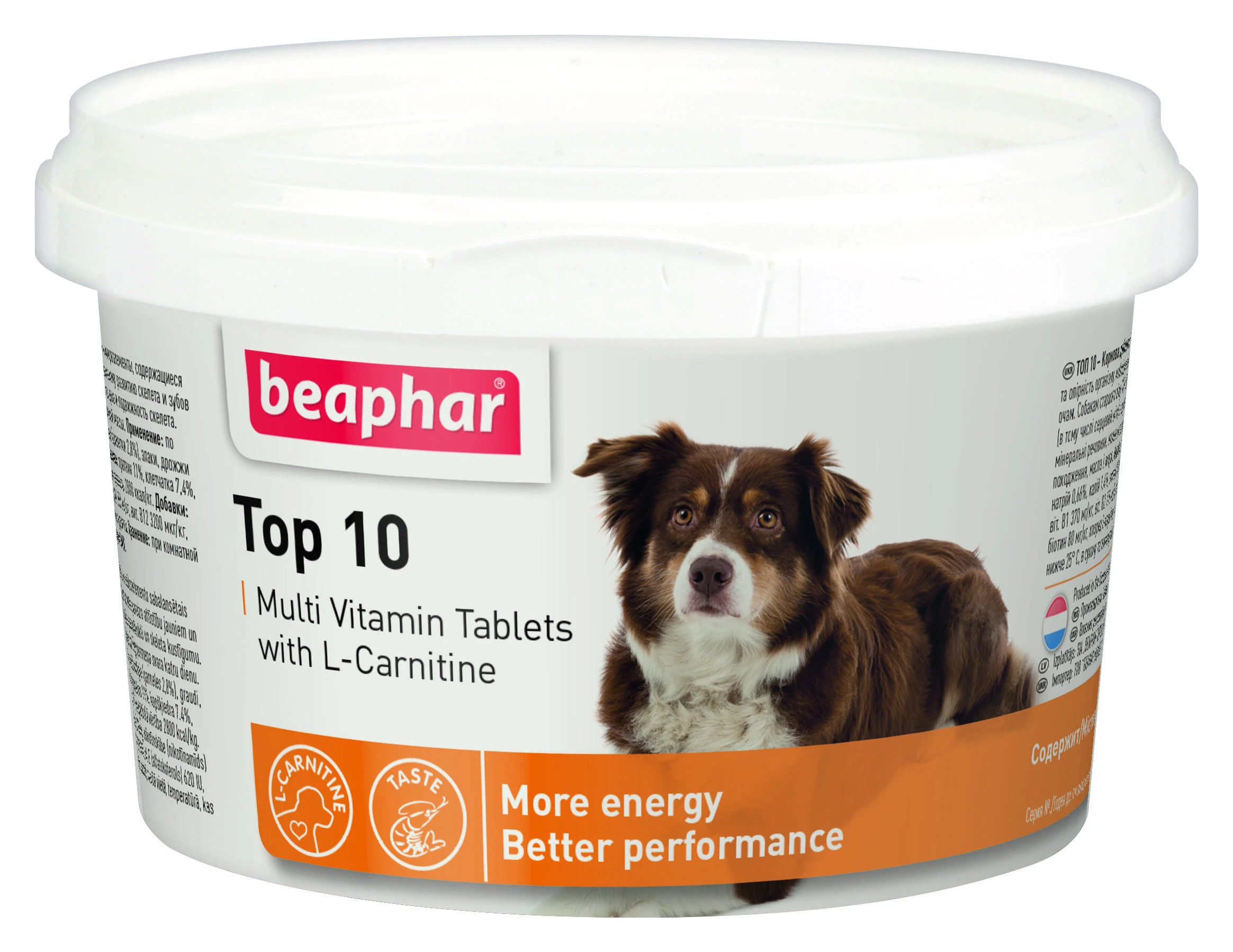 Beaphar Top-10 180tbl.,bendri vitaminai šunims