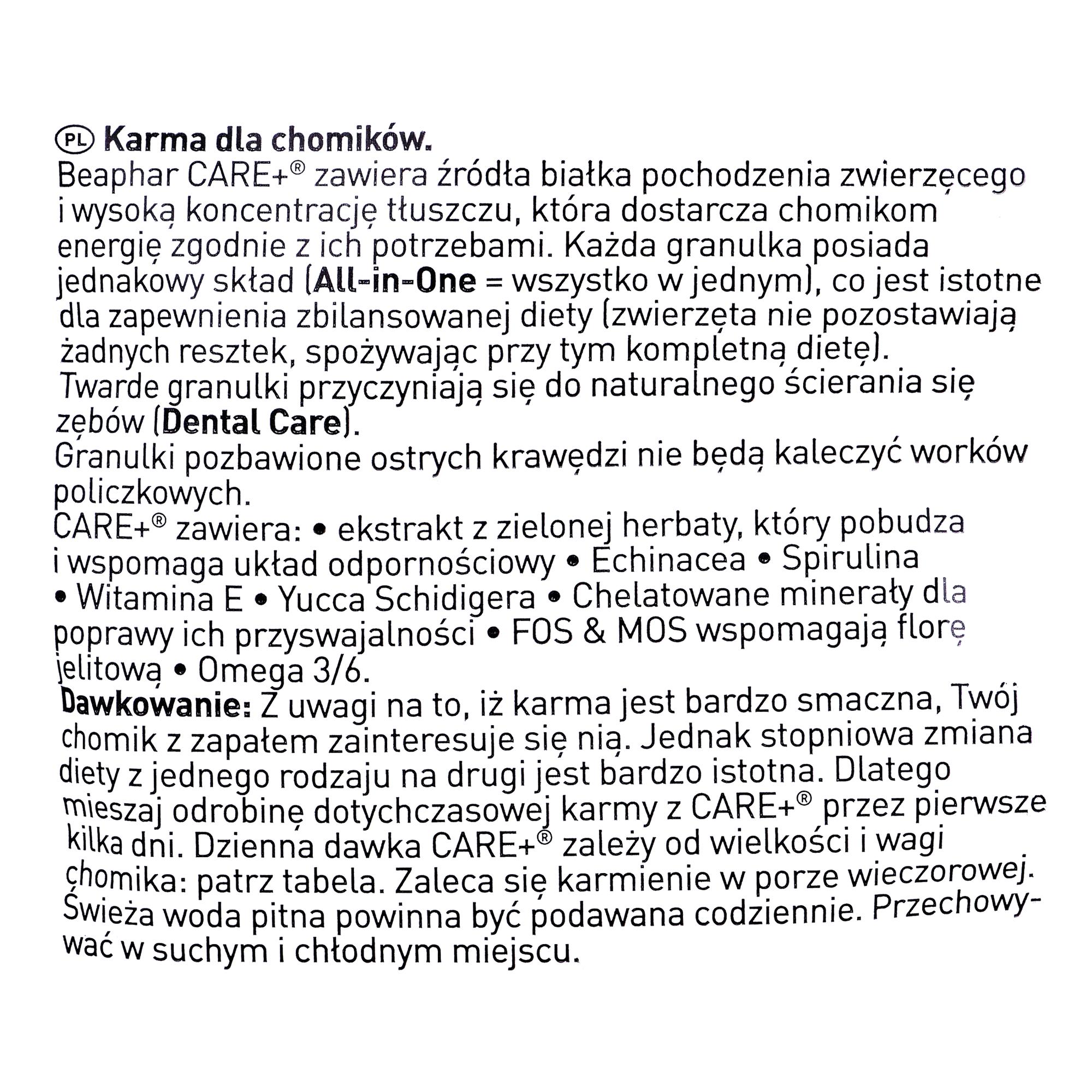 Beaphar CARE + 700g ŽIURKĖLIO MAISTAS