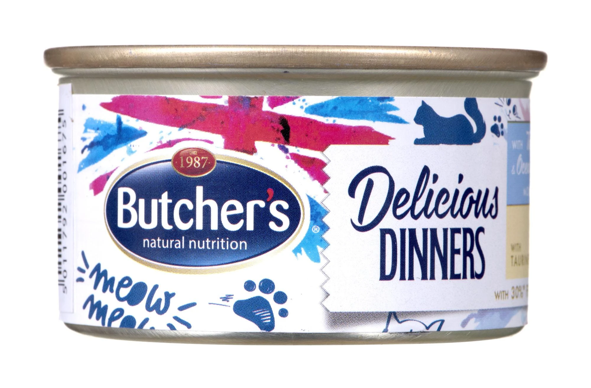 Drėgnas Kačių Maistas - BUTCHER'S CLASSIC DELICIOUS DINNERS Su Tunu Ir Jūros Žuvimi, 85 g