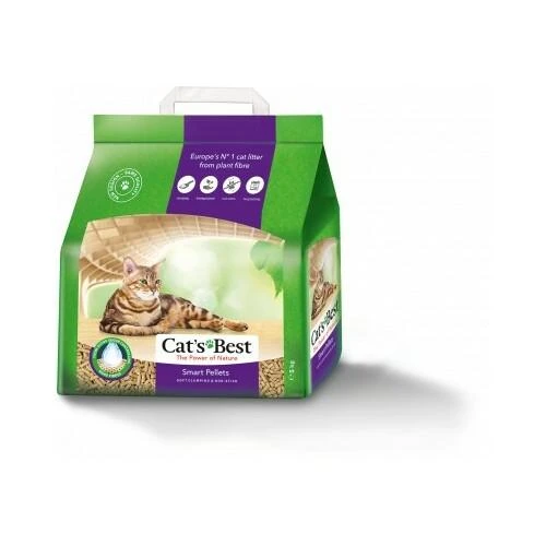 Cat's Best Smart Pellets granuliuotas natūralus pjuveninis kraikas 10L ilgaplaukėms katėms