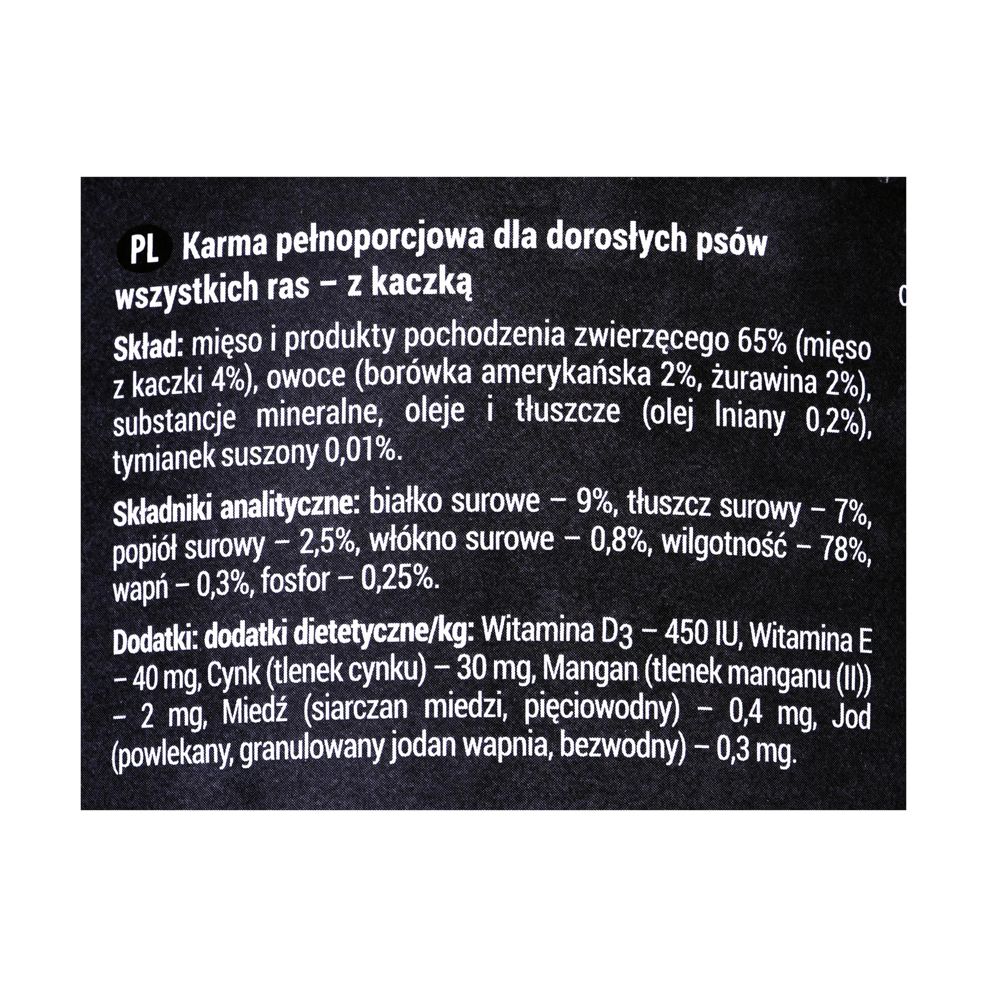 Drėgnas Šunų Maistas - Dolina Noteci RAFI Antis, Mėlynė, Spanguolė 400g