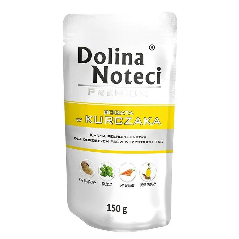 Šunų Maistas - Dolina Noteci Premium Vištienos Drėgnas 150g
