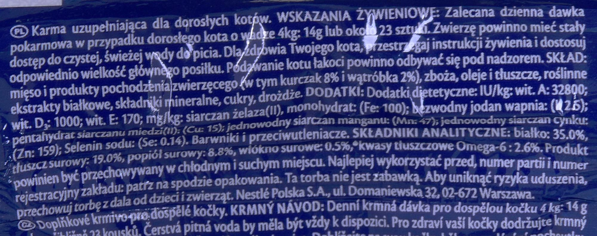 Purina Nestle FELIX Play Tubes vištiena, Liver – sausas kačių ėdalas – 50 g