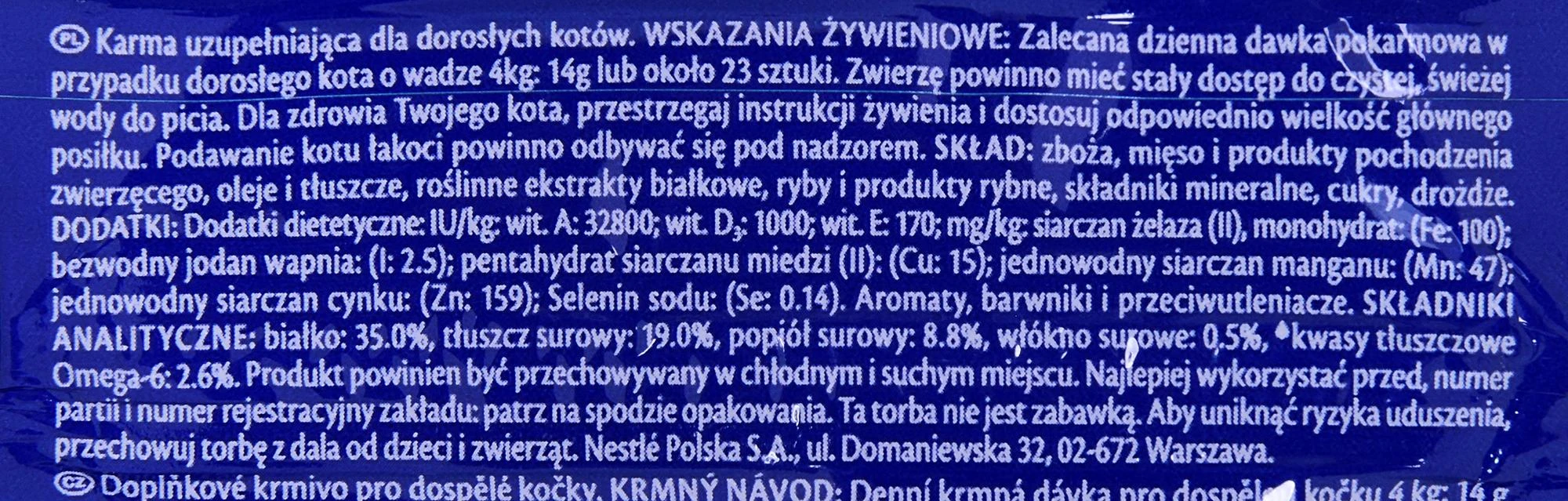 Purina Nestle FELIX Play Tubes žuvis, Shrimps – sausas kačių ėdalas – 50 g