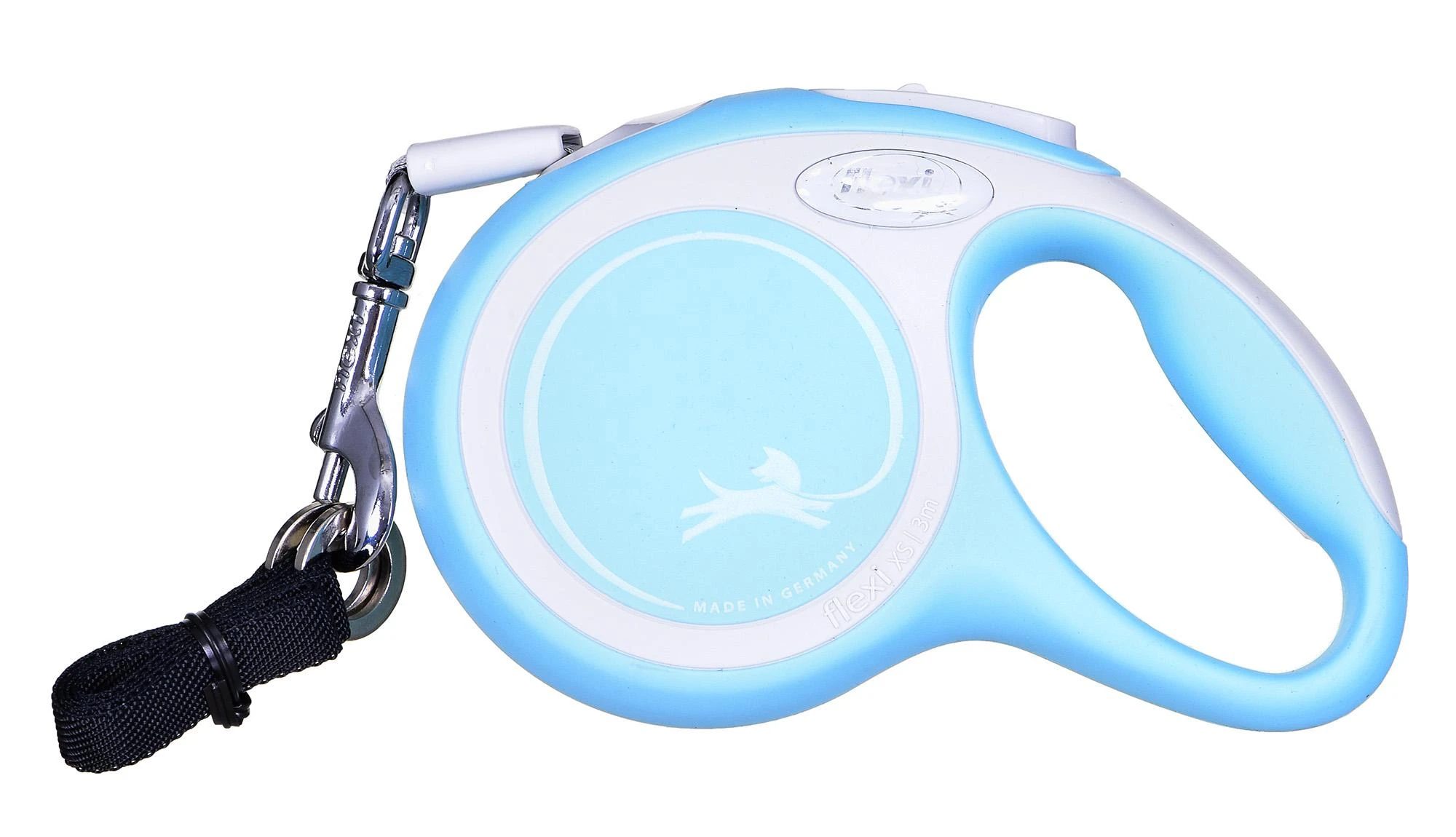 Flexi New Comfort XS pavadėlis šunims iki 12kg juostinis 3m žydros spalvos
