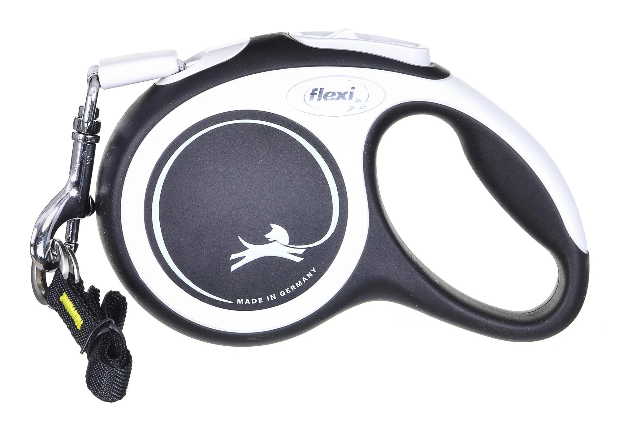 Flexi New Comfort XS pavadėlis šunims iki 12kg juostinis 3m juodos spalvos