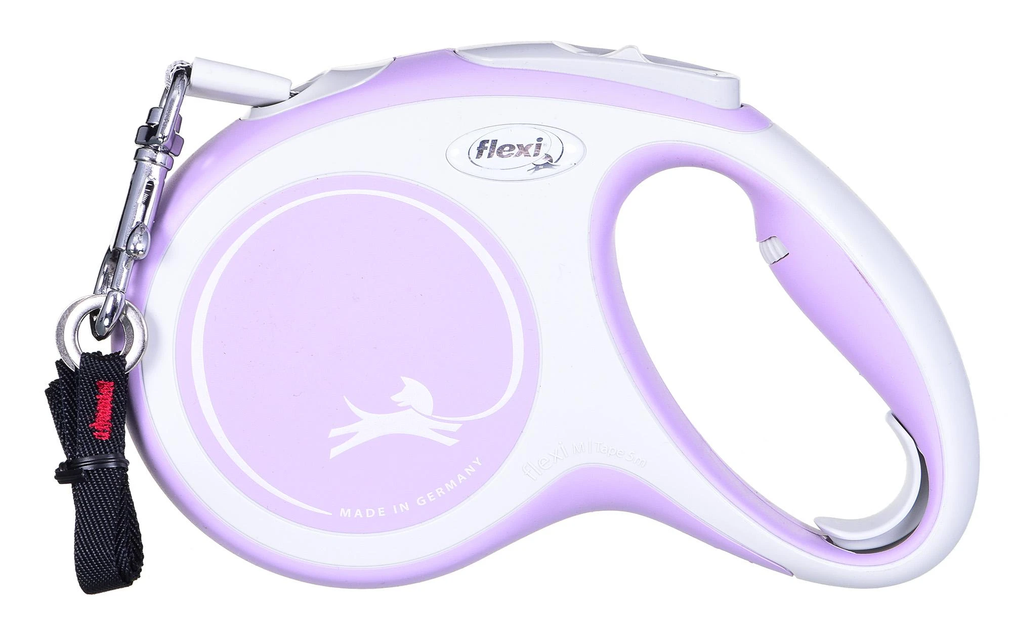 Flexi New Comfort M pavadėlis šunims iki 25kg juostinis 5m rožinės spalvos