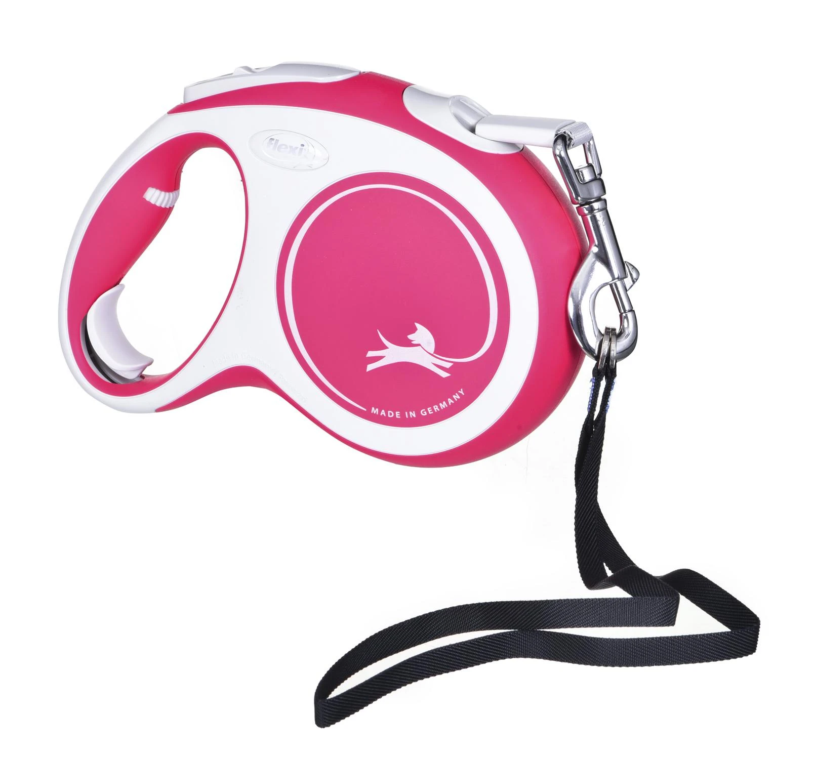 Flexi New Comfort L pavadėlis šunims iki 60kg juostinis 5m juodos spalvos