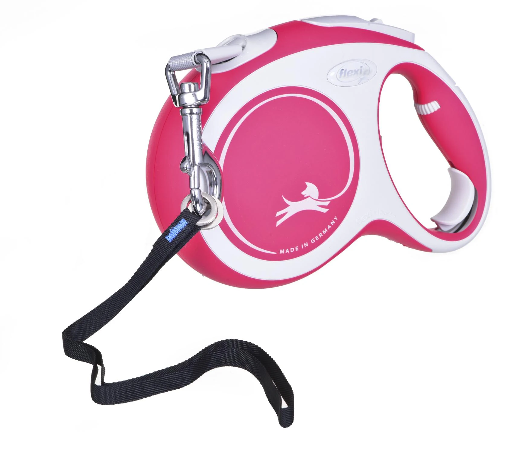 Flexi New Comfort L pavadėlis šunims iki 60kg juostinis 5m juodos spalvos