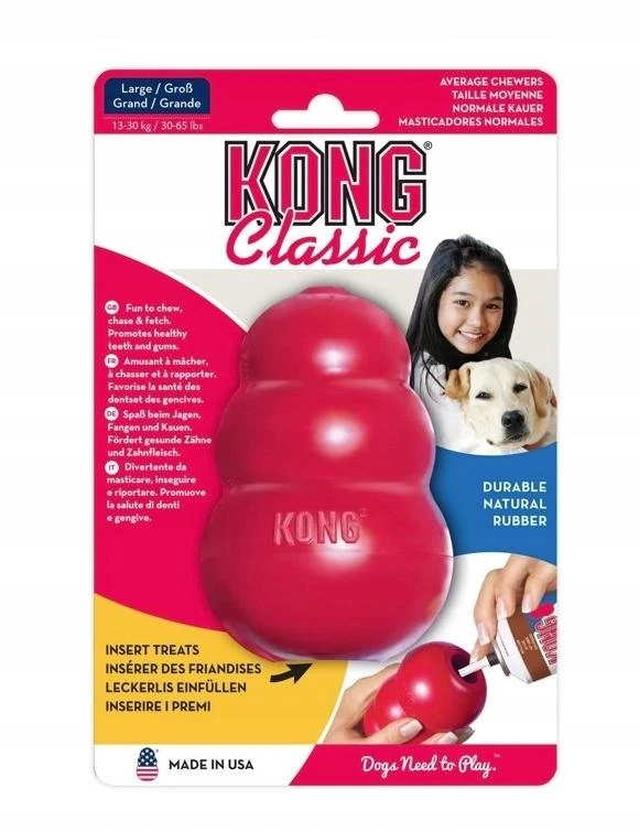  KONG Classic L guminis žaislas šunims 10cm