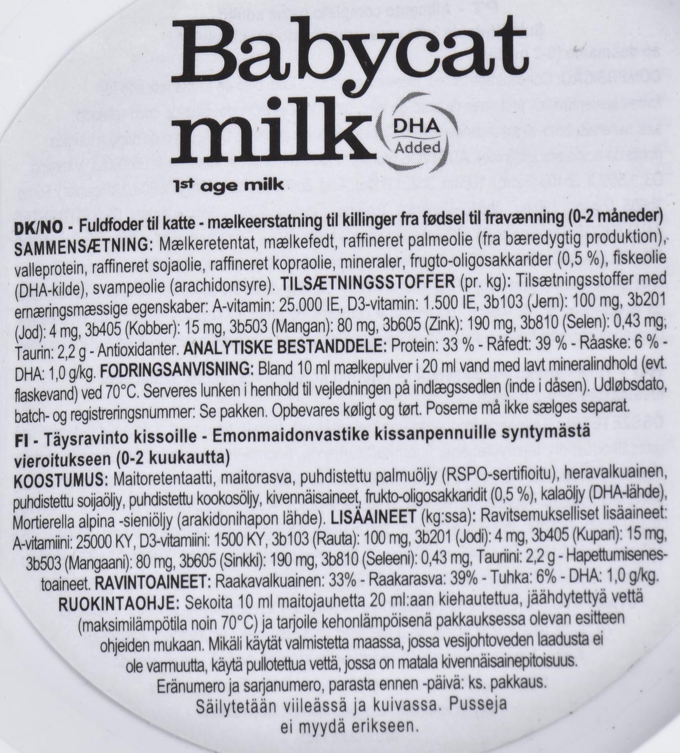 Royal Canin PRO Cat Babycat Milk 0,3kg, modelis - 150990, žema kaina ...