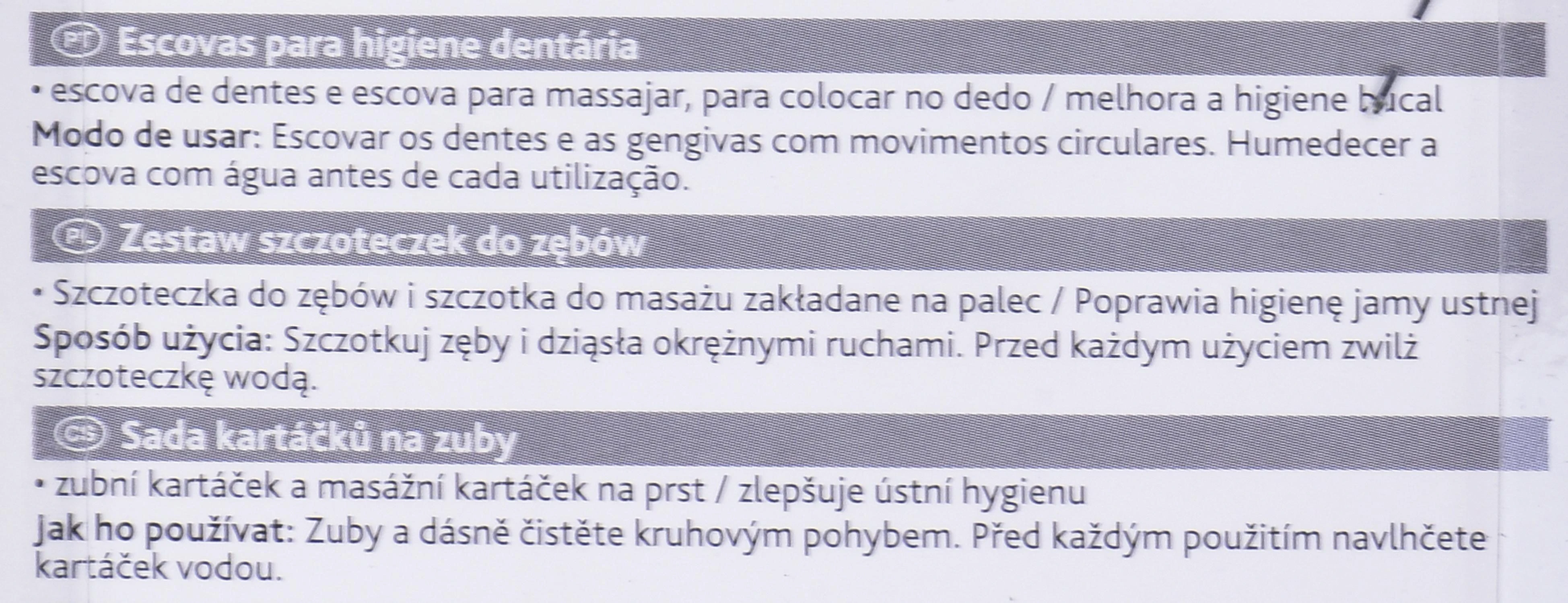 Trixie Dantims valyti šepetukai-antpirščiai 2vnt.