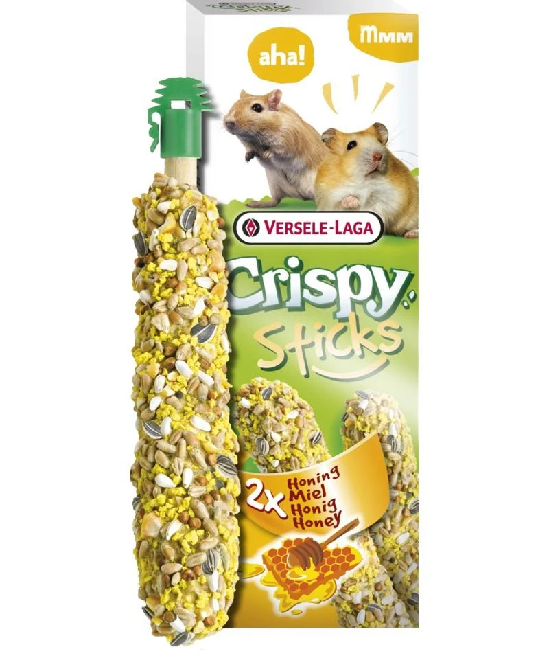 Versele Laga Bfb Plus Kft Crispy Sticks traškūs žiurkėnų ir žiurkių gardėsiai, su medumi 2 vnt