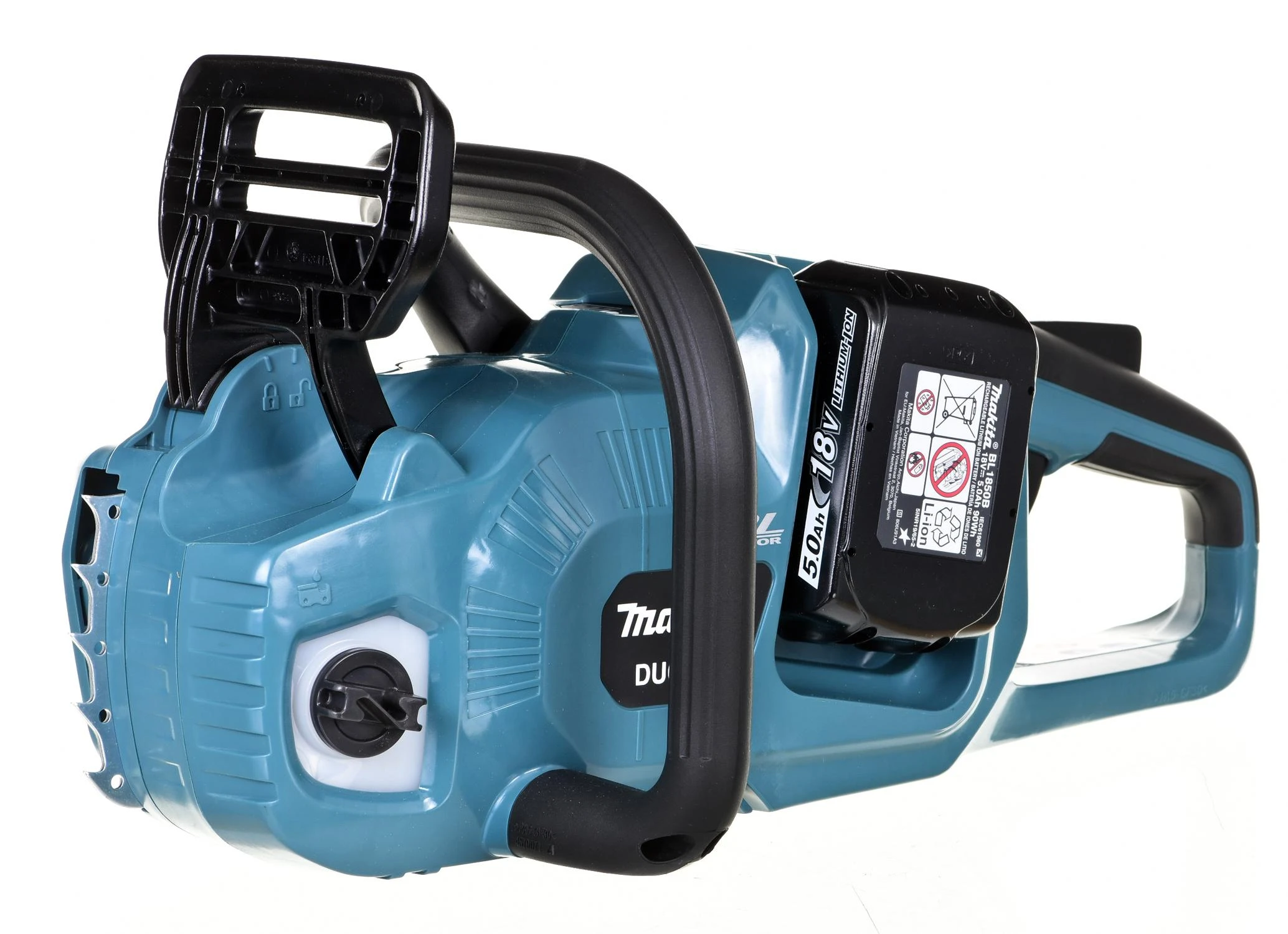 Grandininis pjūklas Makita DUC355PT2; 2x18 V; 2x5,0 Ah akum.; 35 cm juosta