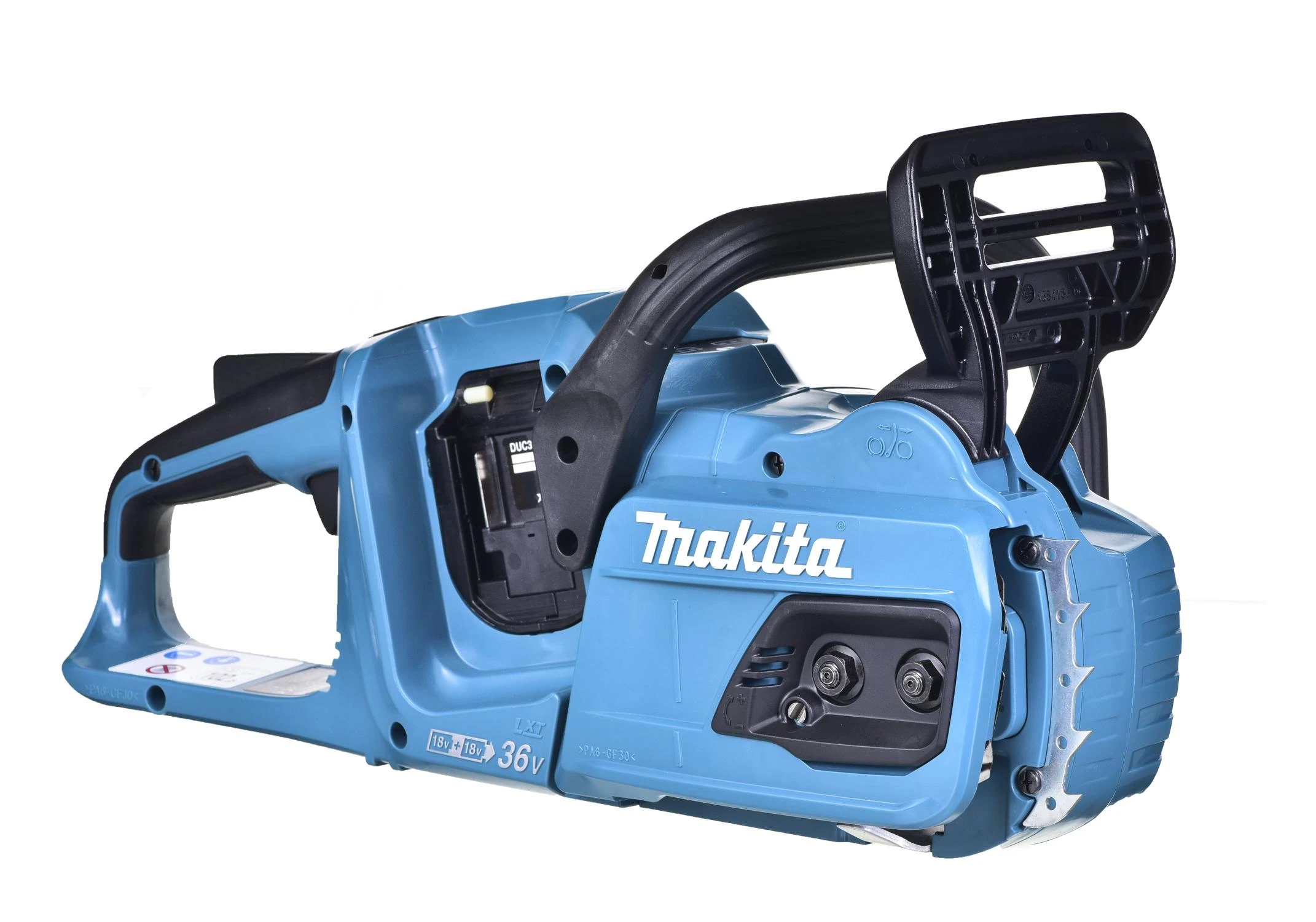Grandininis pjūklas Makita DUC355Z 2x18V be akumuliatoriaus ir kroviklio