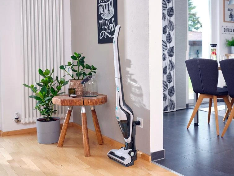 Dulkių siurblys Leifheit Rotaro PowerVac 2in1 2-in-1 stick vacuum Baterija Dry EPA Bagless Juodas, Mėlyna, Baltas