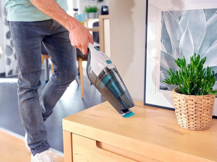 Dulkių siurblys Leifheit Rotaro PowerVac 2in1 2-in-1 stick vacuum Baterija Dry EPA Bagless Juodas, Mėlyna, Baltas