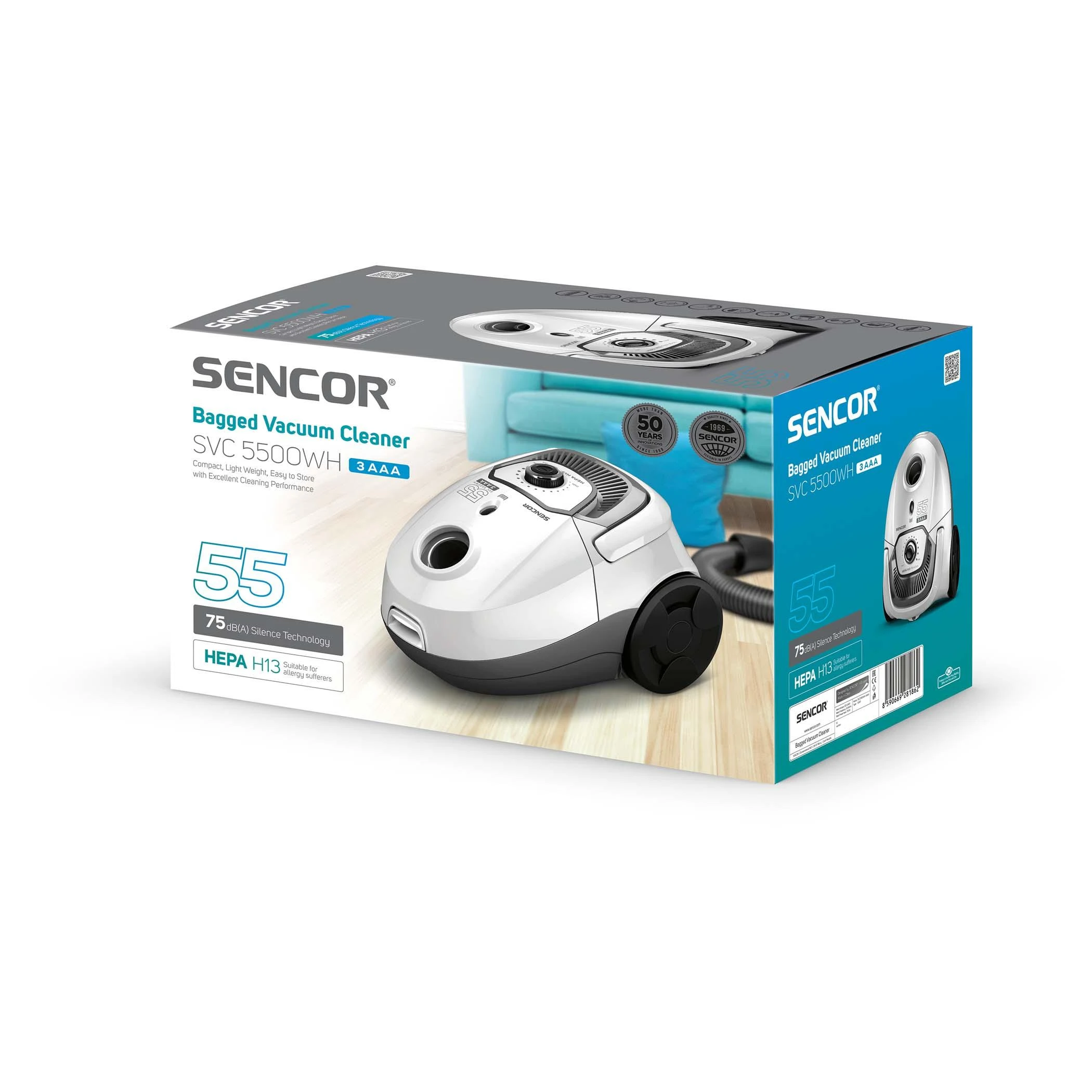 Sencor dulkių siurblys SVC 5500WH-EUE3