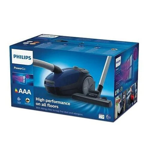 Dulkių siurblys be maišelio Philips PowerPro Compact 2000 serija FC8240/09, Mėlynos spalvos