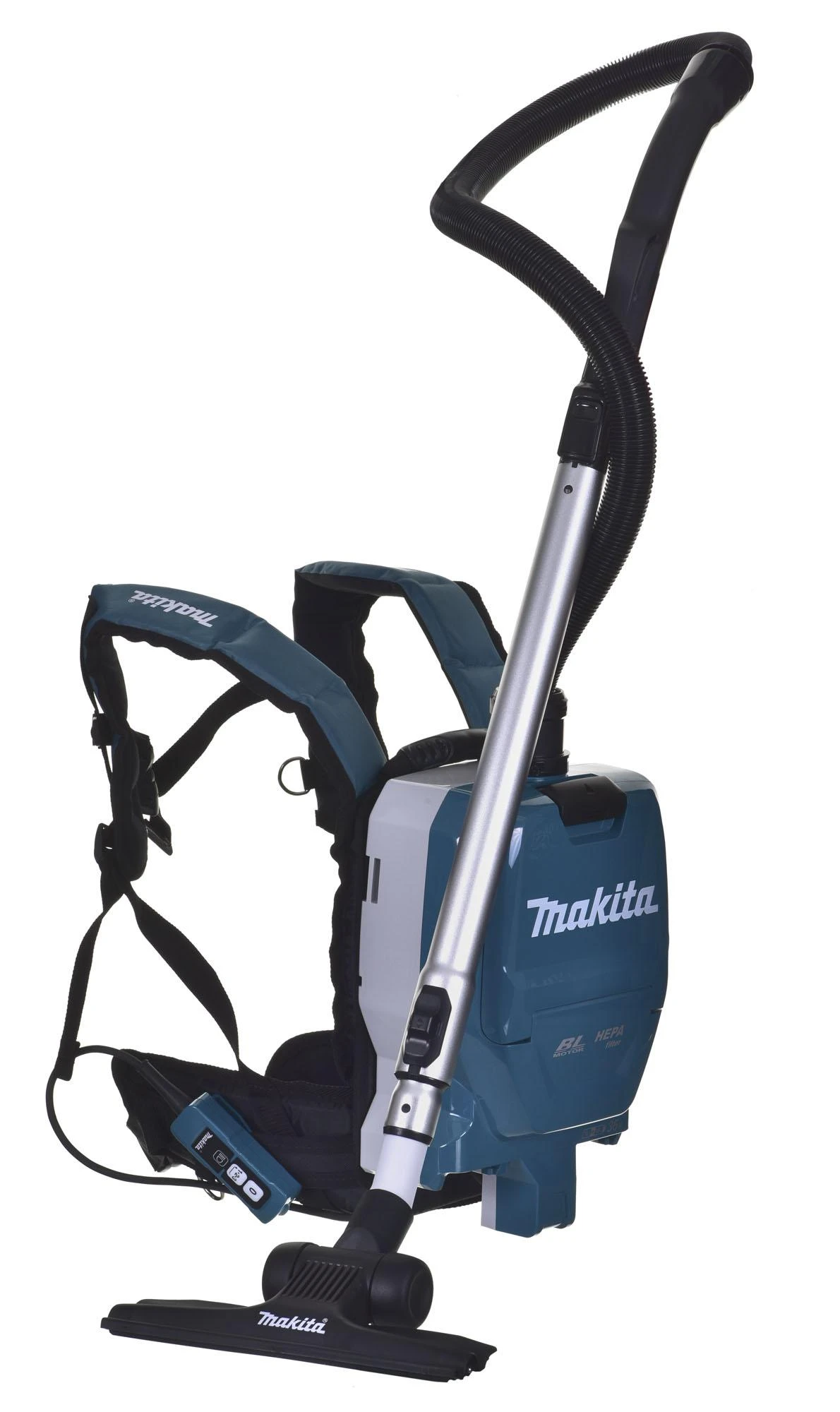 Makita DVC261ZX11 akumuliatorinis (kuprinė) dulkių siurblys (be kroviklio ir be akumuliatorių)
