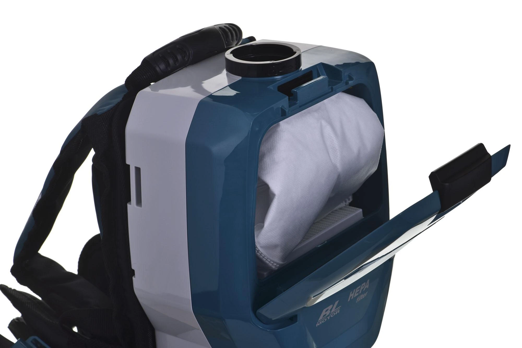 Makita DVC261ZX11 akumuliatorinis (kuprinė) dulkių siurblys (be kroviklio ir be akumuliatorių)