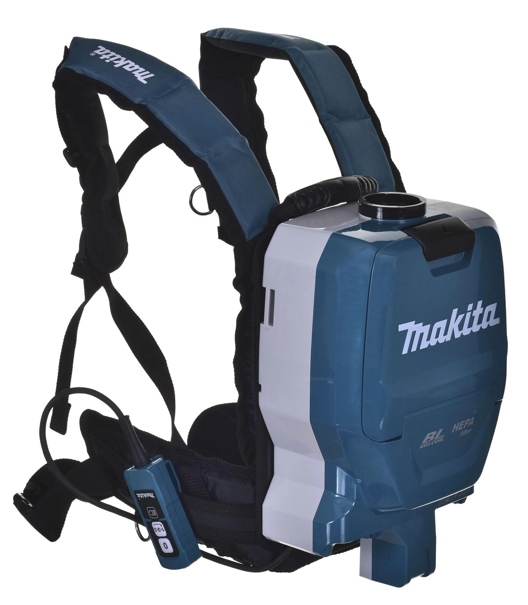 Makita DVC261ZX11 akumuliatorinis (kuprinė) dulkių siurblys (be kroviklio ir be akumuliatorių)