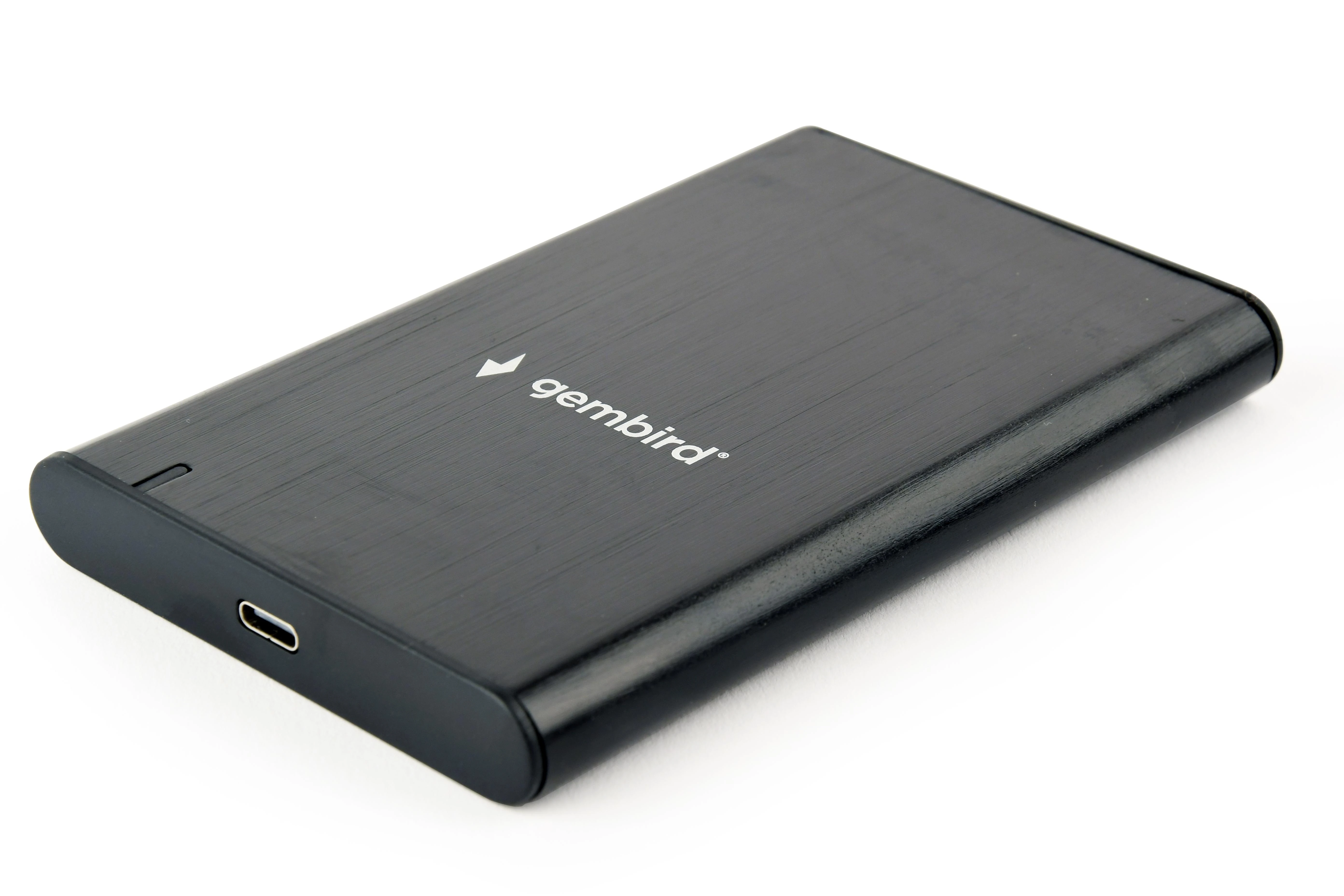 GEMBIRD EE2-U3S-6 HDD/SSD įrenginio korpusas 2,5" su USB Type-C prievadu USB 3.1 šlifuotas aliuminis juodas