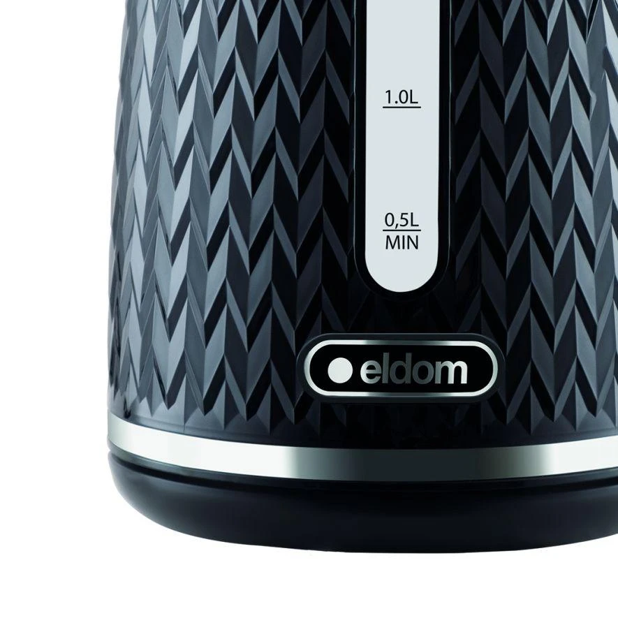 Cordless electric virdulys C260 NELO juodas ELDOM 1.7 L