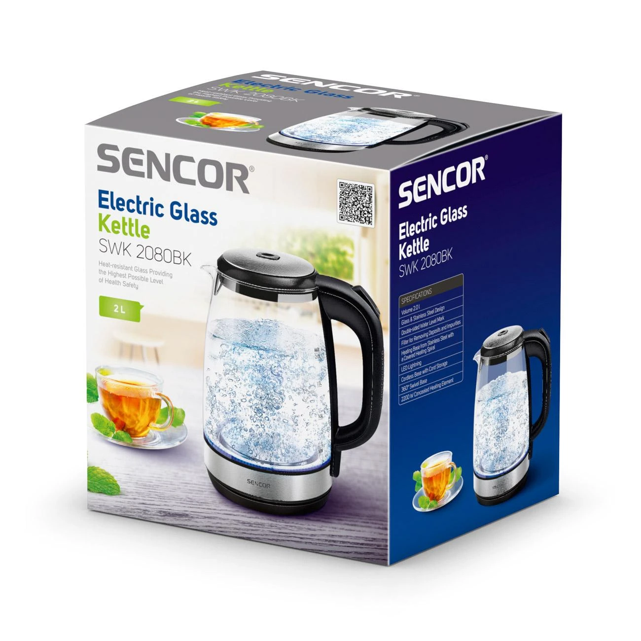 Virdulys Sencor SWK 2080BK Juodas