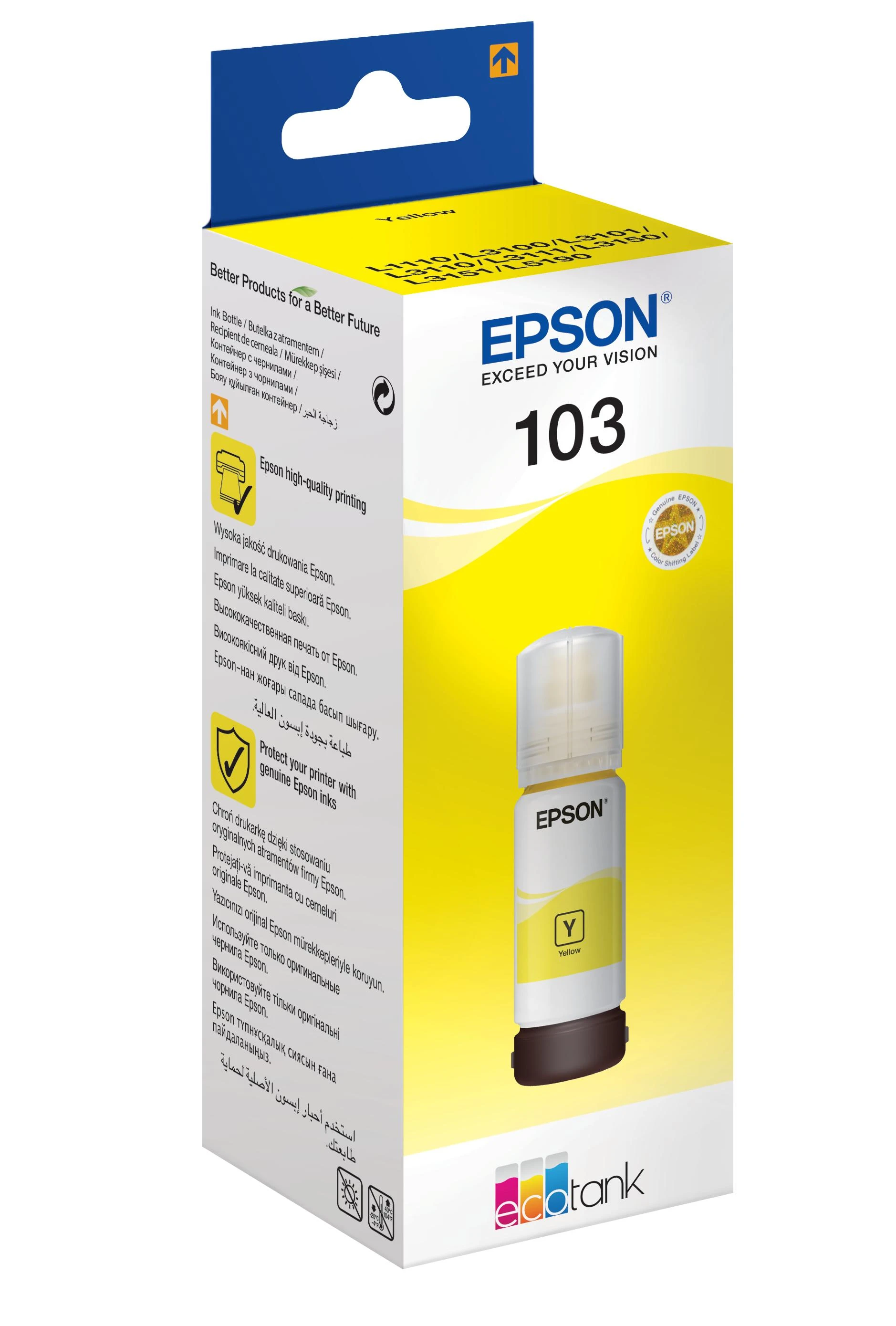 Epson 103 ECOTANK | Rašalo butelis | Geltona