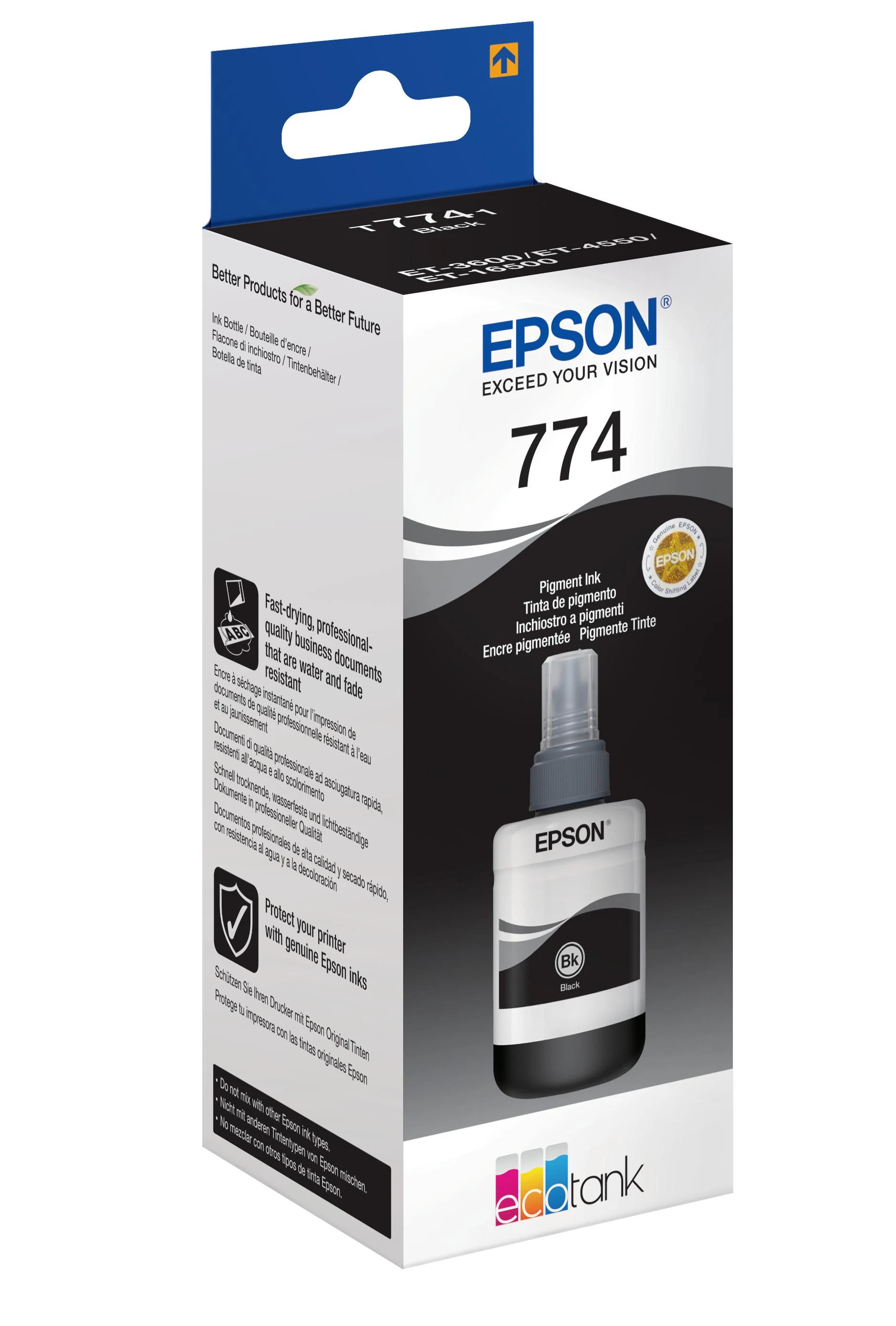 EPSON T7741 pigmento juodo rašalo buteliukas 140ml