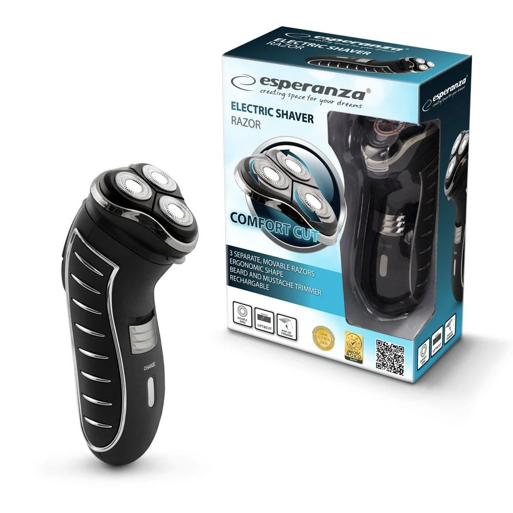 Shaver Esperanza Razor EBG002K (juodos spalvos)